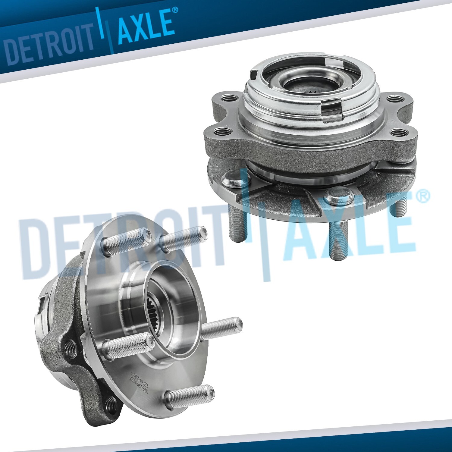 AWD Front Wheel Bearings Hubs for INFINITI FX35 FX45 FX50 G35 EX35 EX37 G25 G37