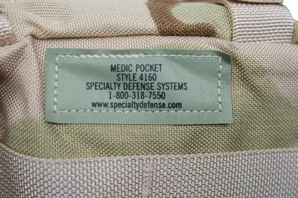 USGI MOLLE II Medical Pouch General Purpose IFAK Pouch 3 Color Desert Camo DCU