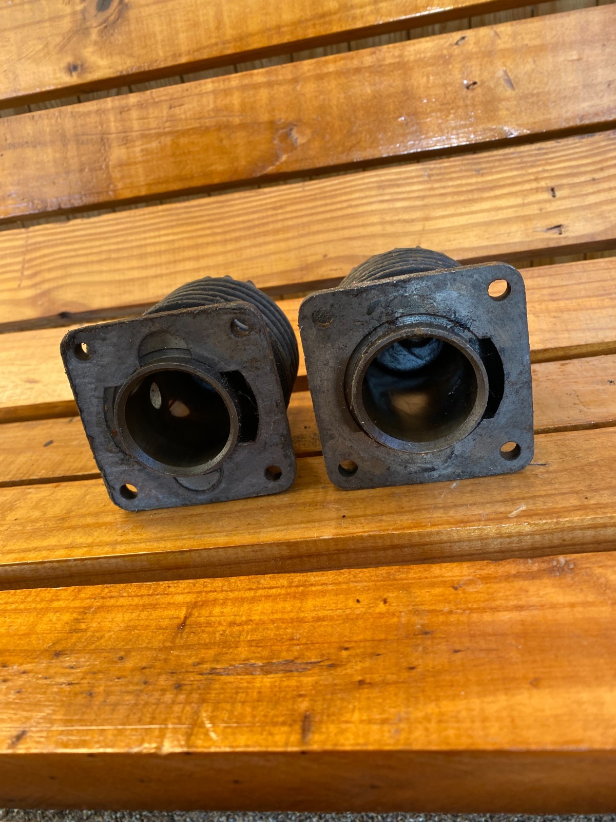 Maytag model 72 Twin Cylinder Gas Engine Cylinder Head Lot of 2