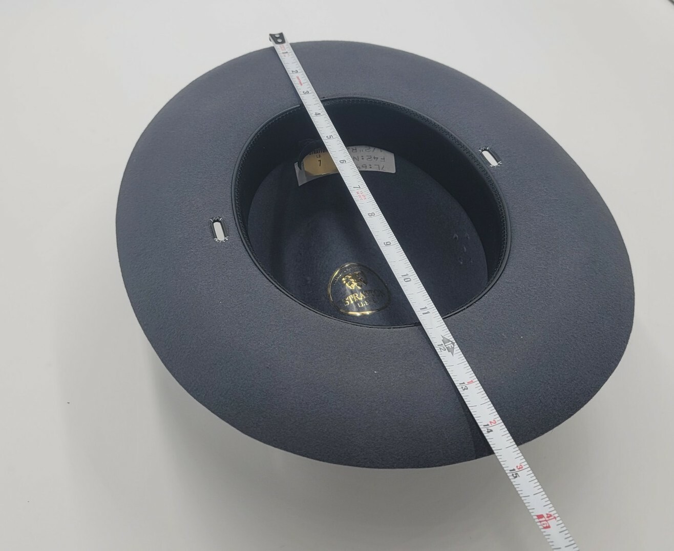 Stratton F42 Felt Self Forming Campaign Sheriff State Trooper Hat Sz 7-1/4 L.O.