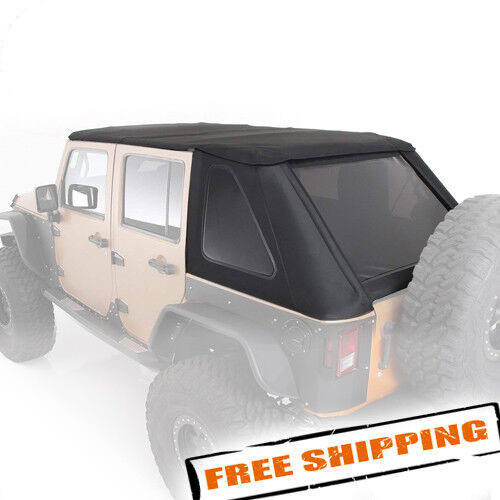 Smittybilt 9087235 Bowless Combo Top Kit for 2007-2018 Jeep Wrangler JKU 4-Door