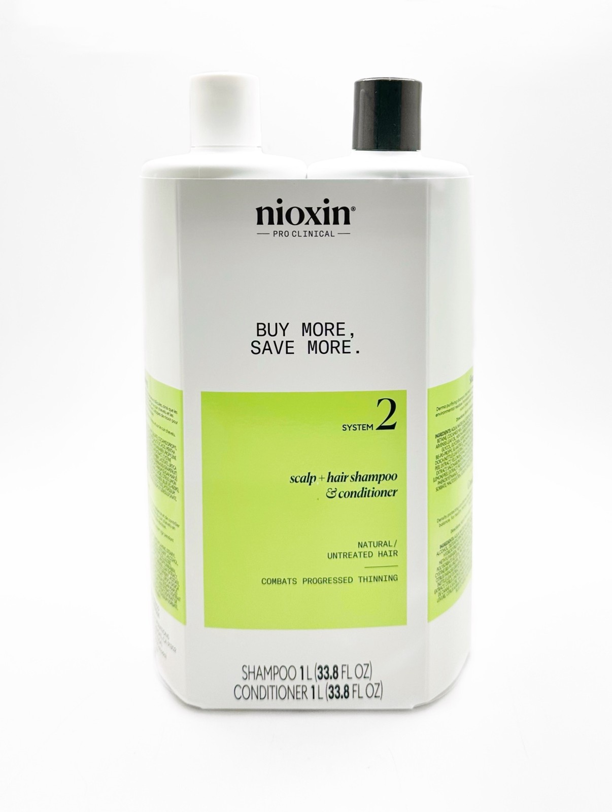 Nioxin System #2 SET Shampoo and Conditioner Duo 33.8 oz, Each