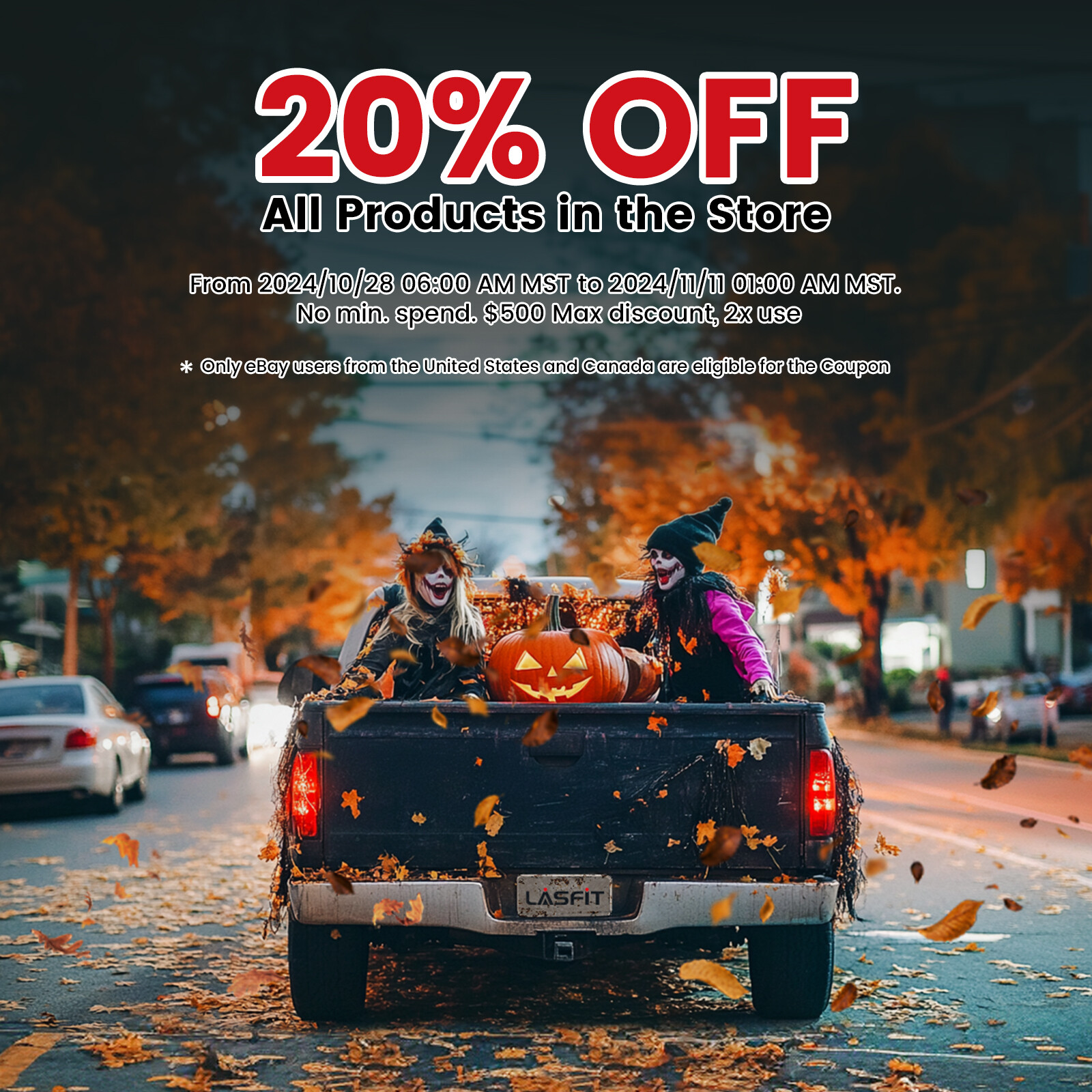 2x LASFIT H11 LED Headlight Bulbs Conversion Kits Low Beam 6000K Bright White