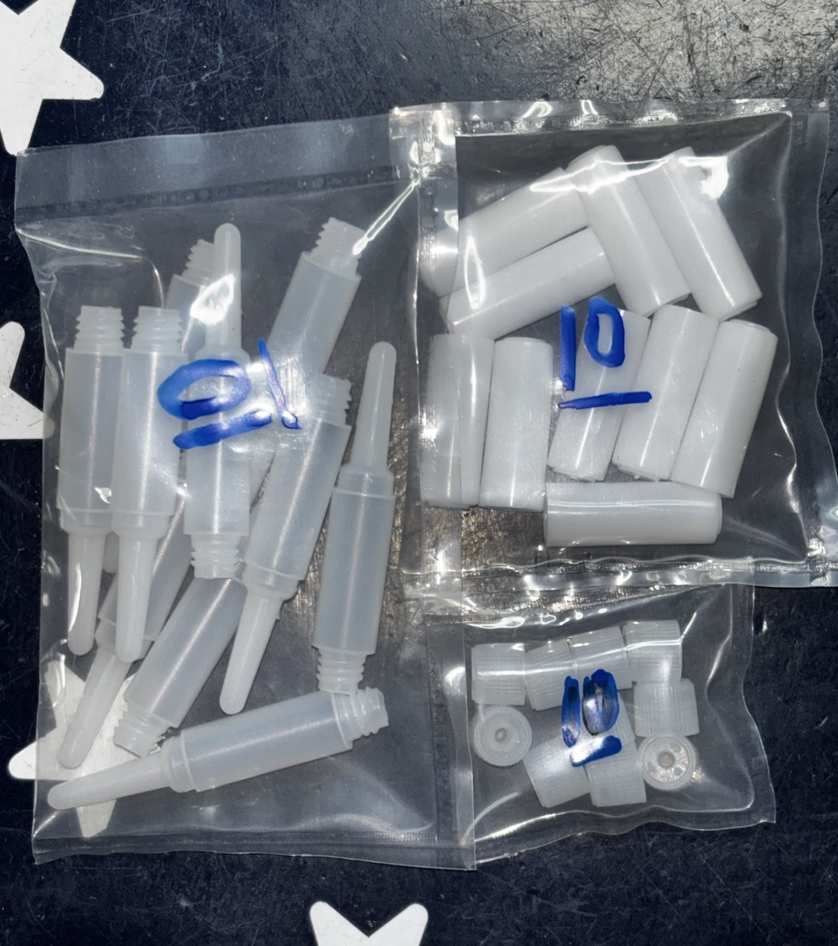 10 Sets 1ml Empty Plastic Squeeze Dropper Bottles Oils Lubes Liquid Dropper LDPE