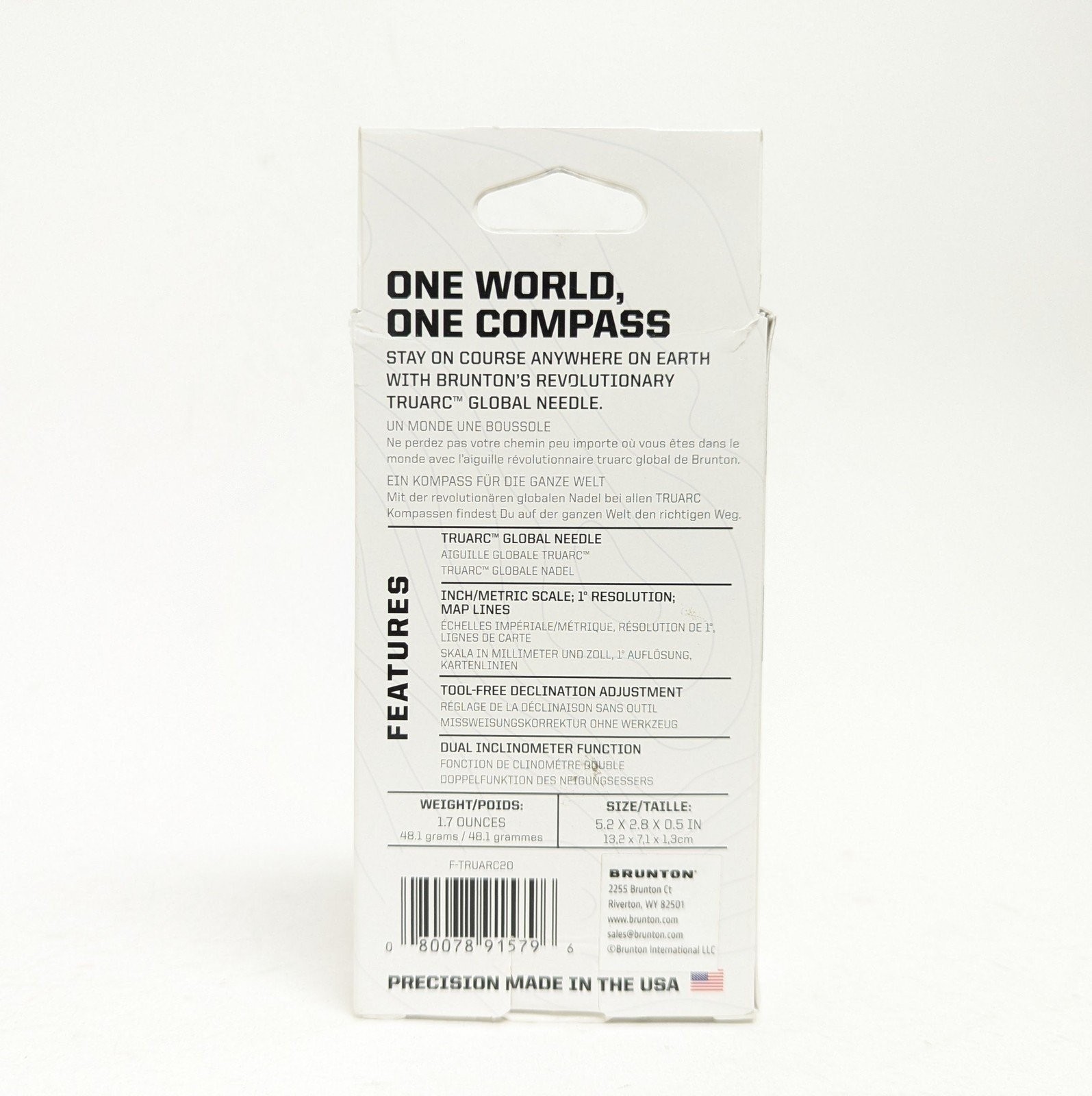 Brunton TruArc 20 Mirrored Professional Compass (F-TRUARC20)