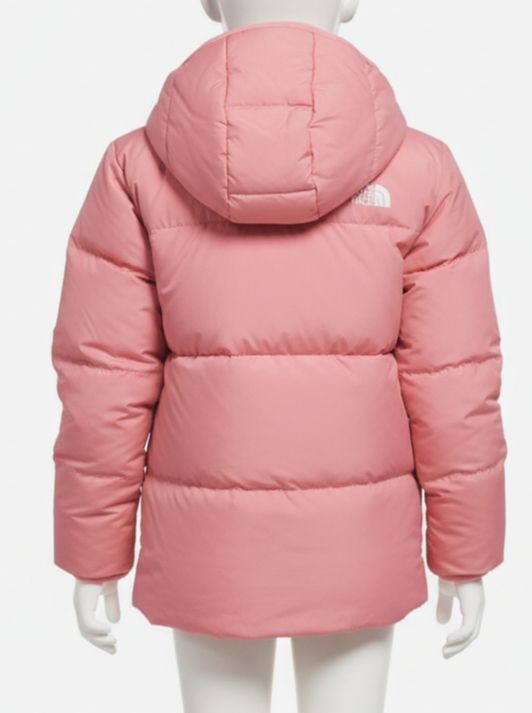 The North Face Kids Girl's Pink North Down Hooded Jacket Size 5