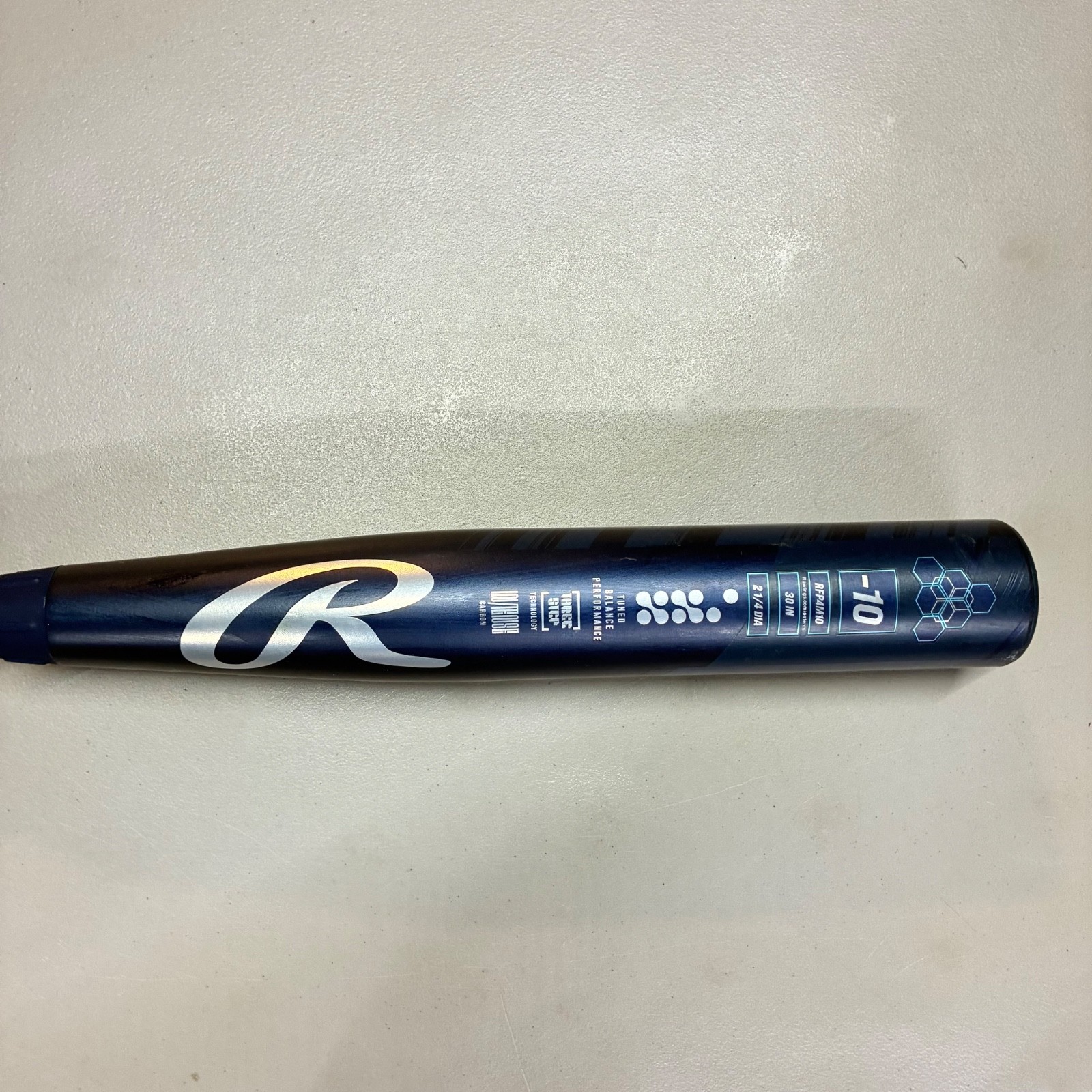 Rawlings Mantra 3.0 Fastpitch -10 Softball Demo Bat 30 / 20 Navy Blue 2 1/4"