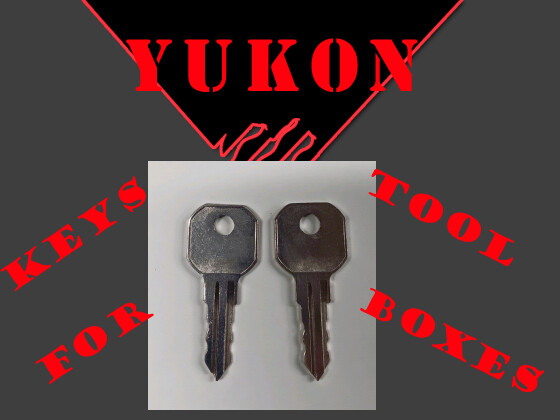 YUKON 011-195 SET OF 2 KEYS YUKON KEY HARBOR FREIGHT TOOLBOX FREE SHIPPING