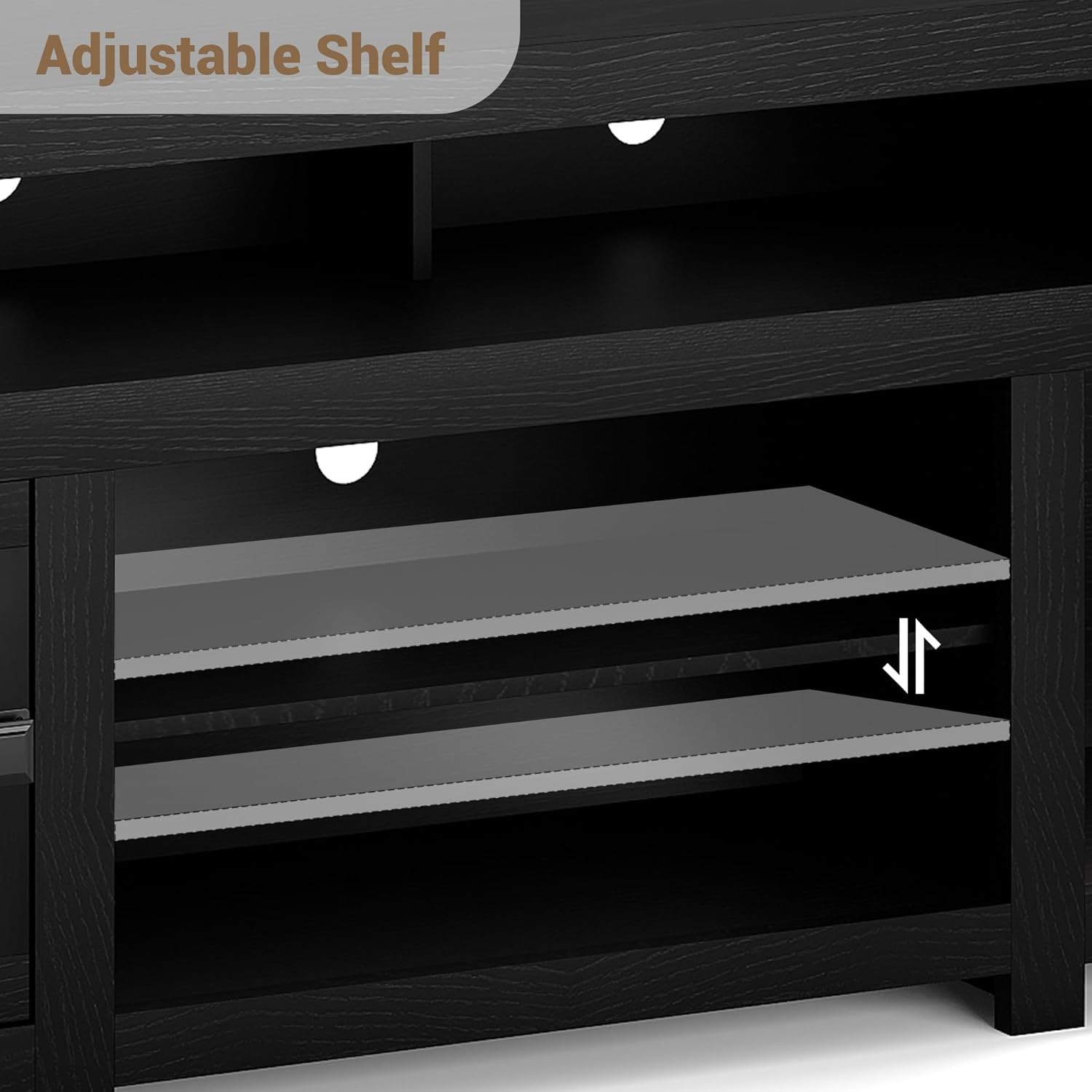 Farmhouse TV Stand for 80 in TVs, 70" Wide Entertainment Center with 4 Drawers