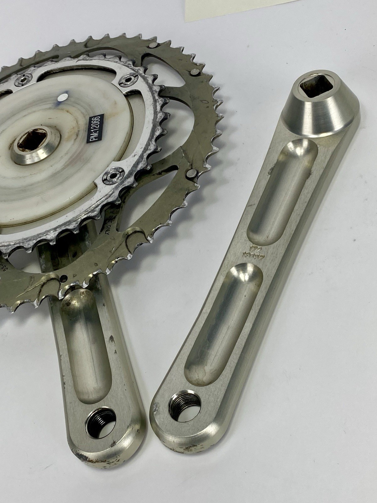 2007 SRM Power Meter Crankset Shimano 172mm Crank Length 130 BCD Retro VTG