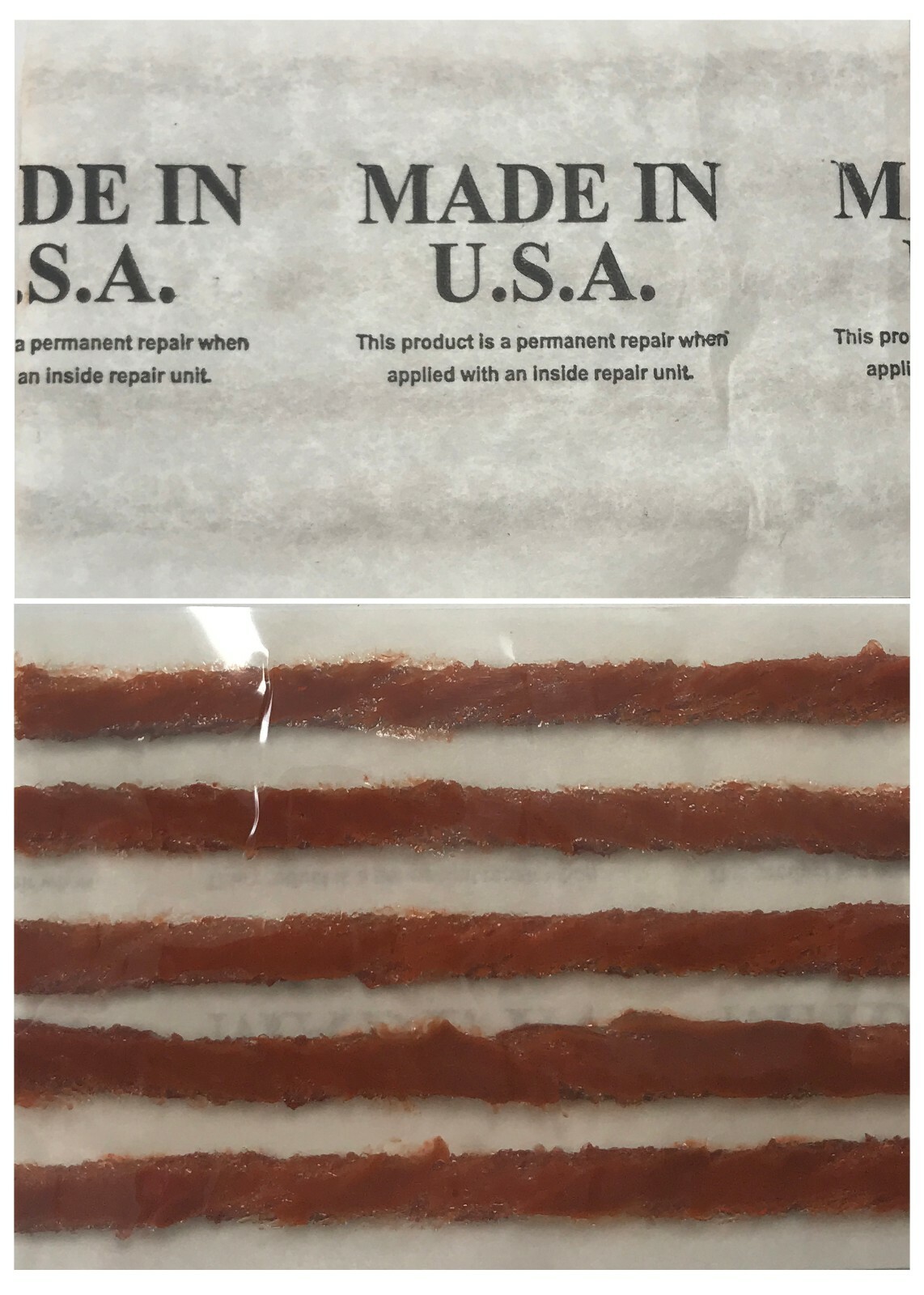 4" Tire Plug Insert String Tubeless Flat Tyre Repair Plugs 2500 Inserts Bulk Box