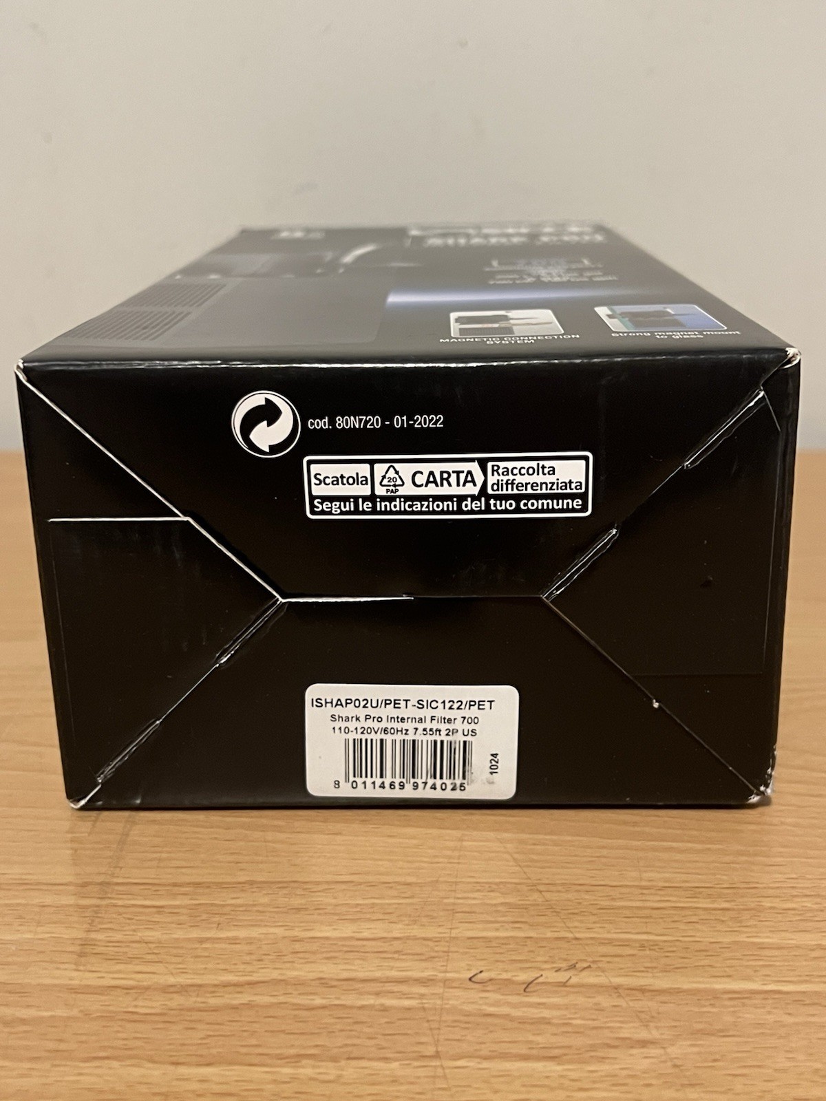 SICCE SHARK PRO 700 Internal Filter (190 gph) - Sicce New Sealed