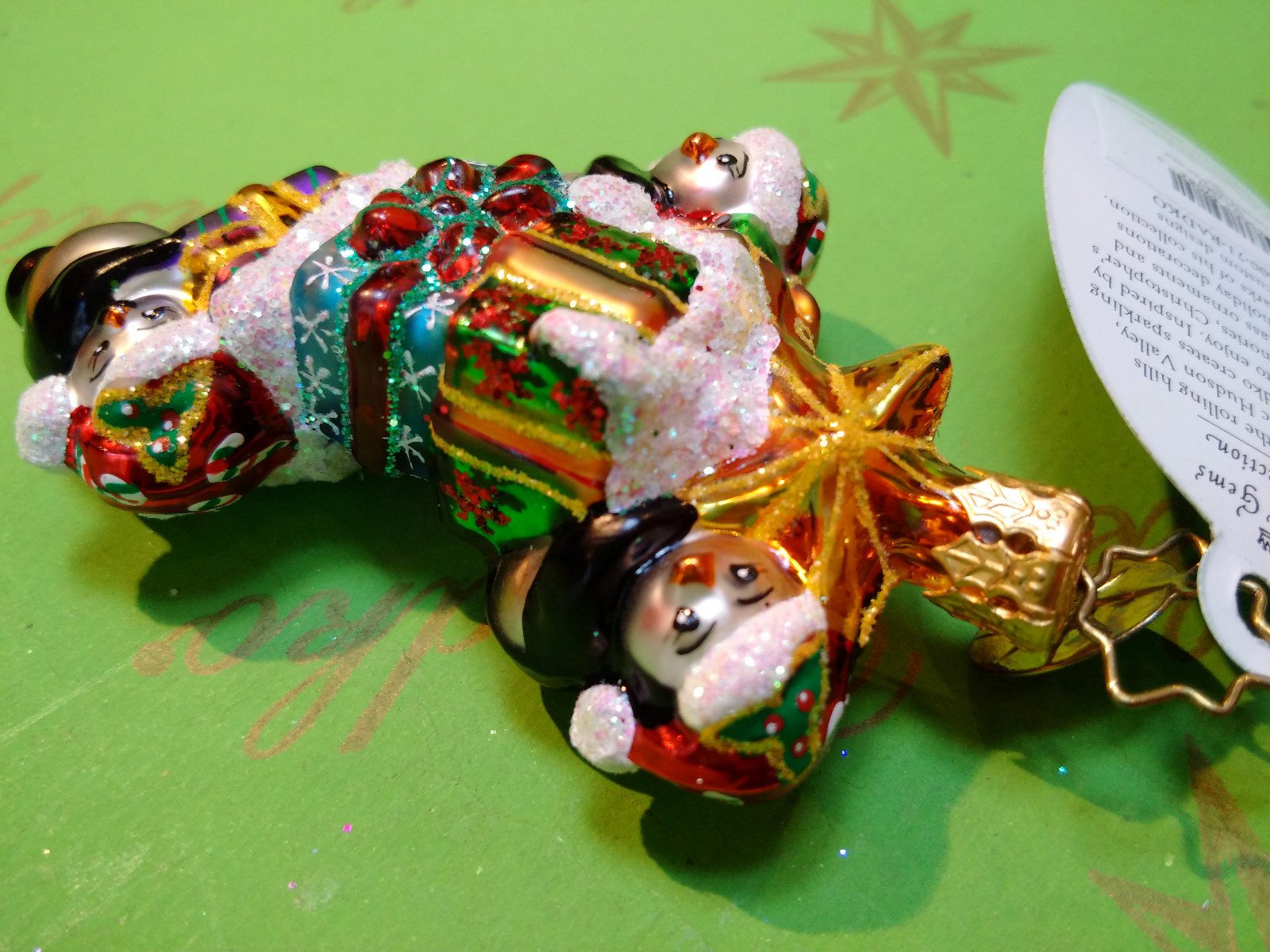 Christopher Radko Three Penny Star Gem Ornament, New Decor