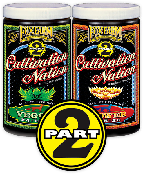 FoxFarm Cultivation Nation Flower & Veggie For Soil 150g Each  MAKES 147 GALLONS