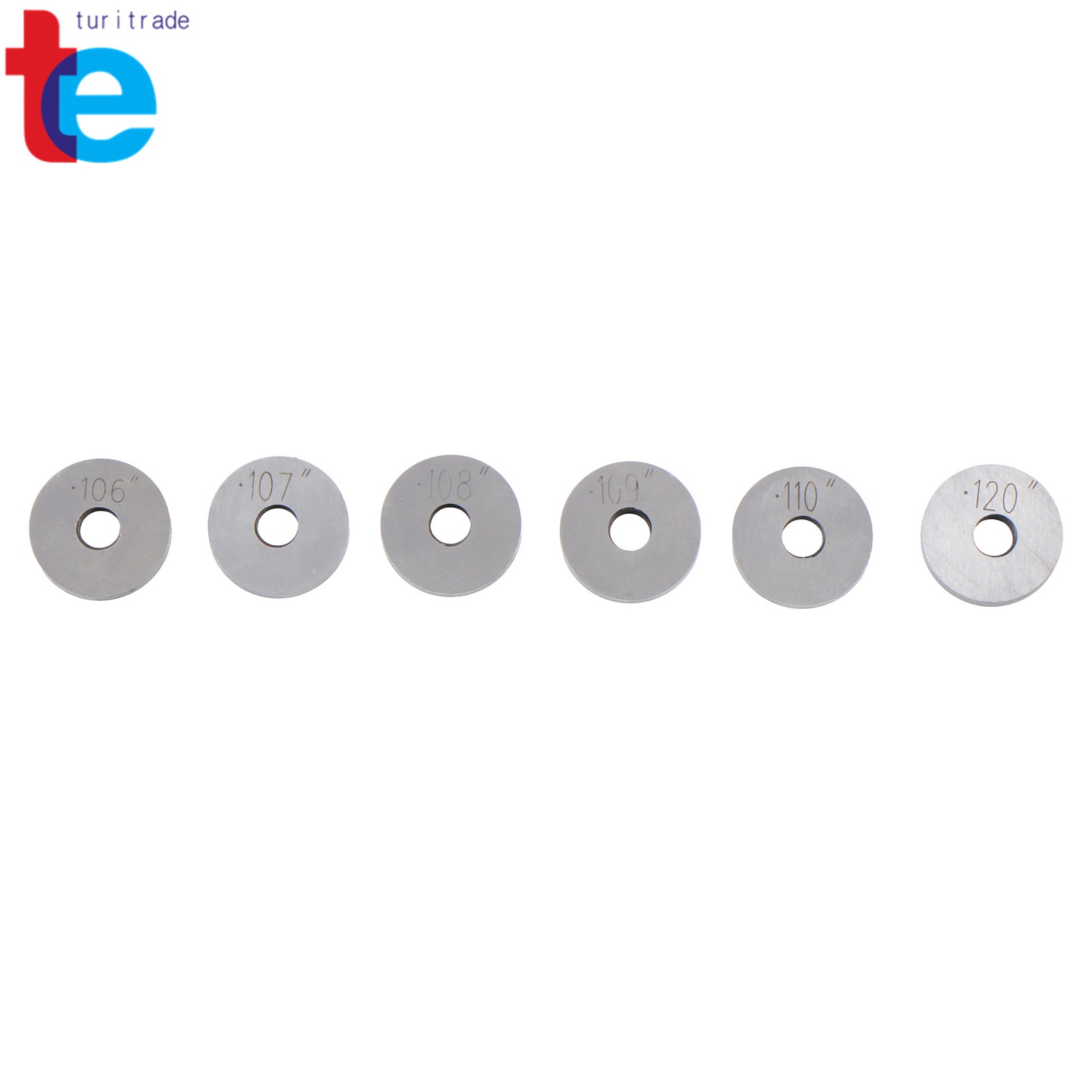 36pc Hardened Steel Round Gage Block Set for Precision Machining