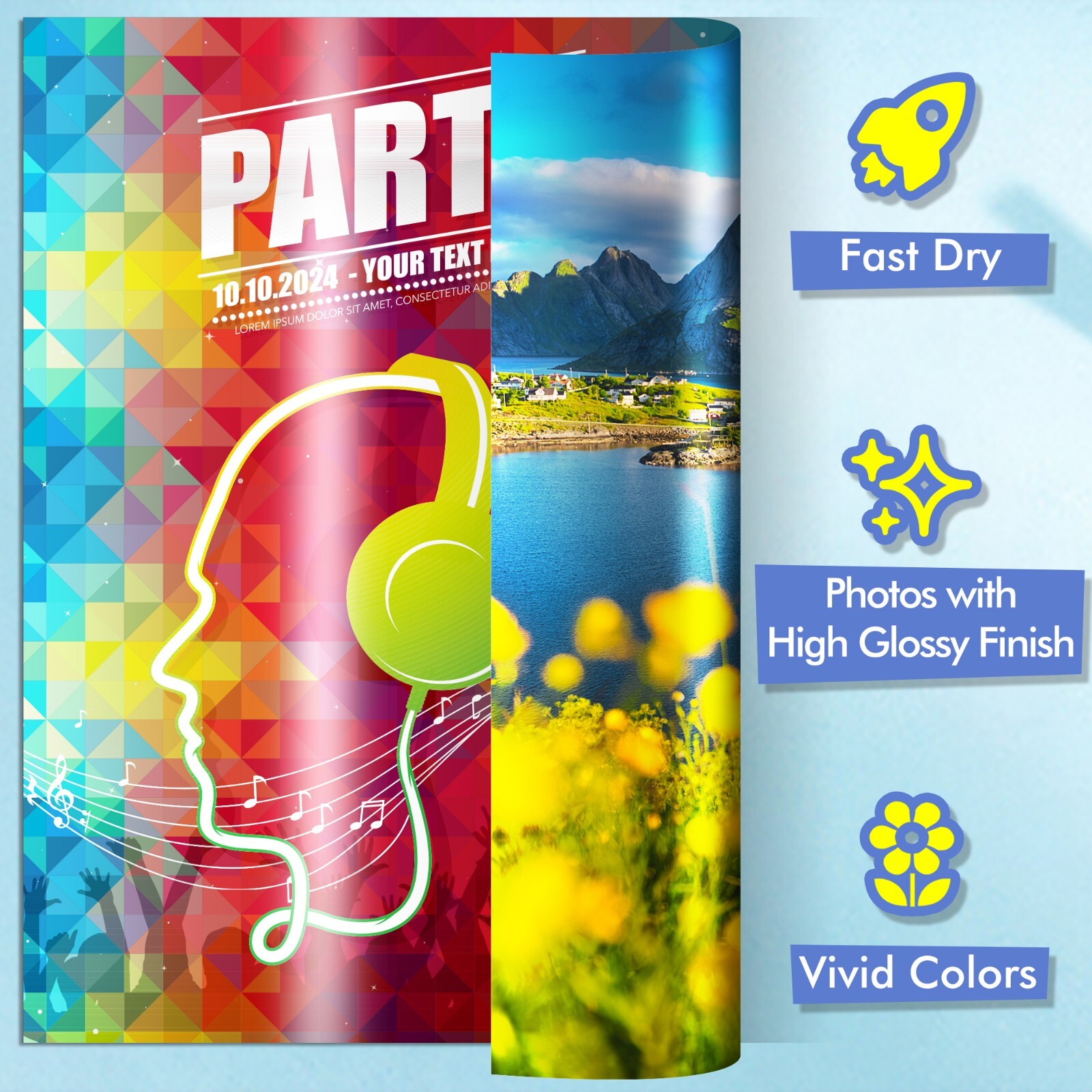 300 Sheet Koala Double Sided Glossy 80LB Photo Paper 8.5x11 Picture Paper Inkjet