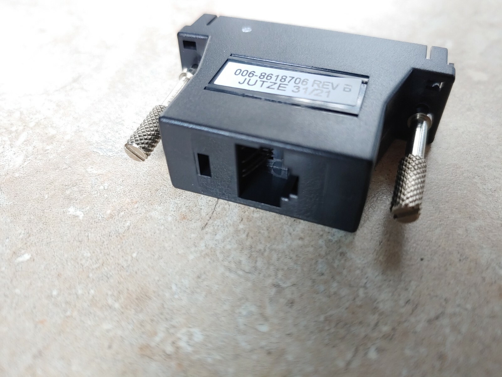 NCR DB25 RS-232 Serial Port to RJ45 Cat5 Adapter Fits EPSON & Bixolon Printers