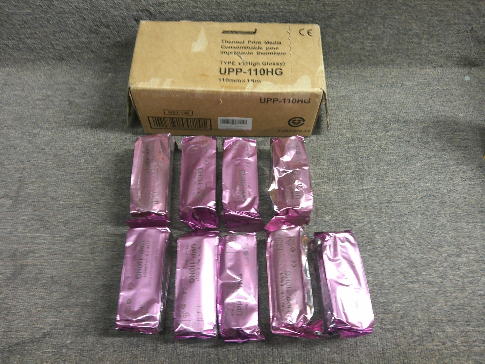 UPP-110HG New Genuine Sony 9pk Thermal Print Media Type V (High Glossy)