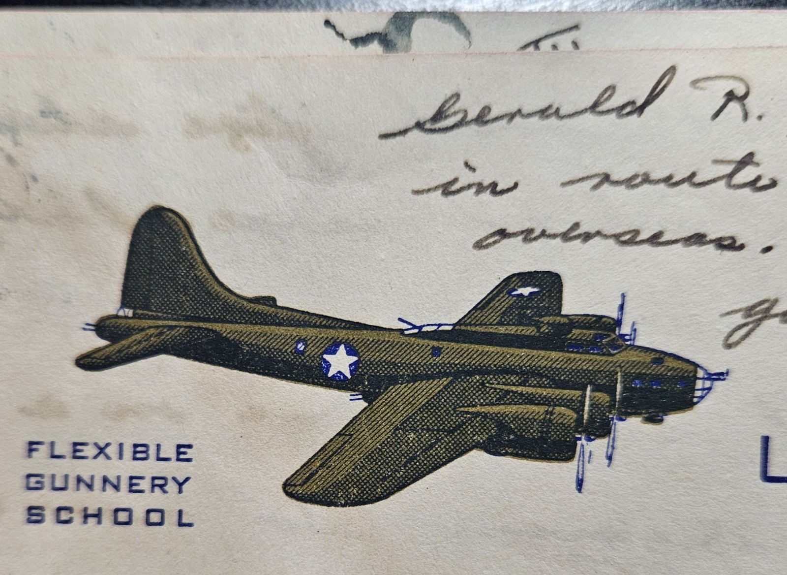 Fort Myers FL WWII Flexible Gunnery School B-17 Flying Fortress 1944 Read Desc