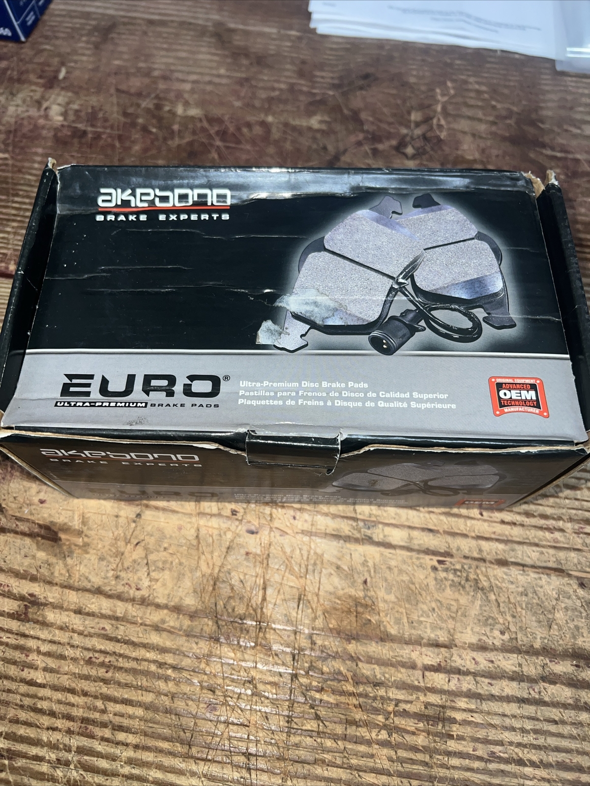 Mercedes W140 Akebono EUR689 S350 , S500, S600 Brake Pad Set Made In USA 🇺🇸