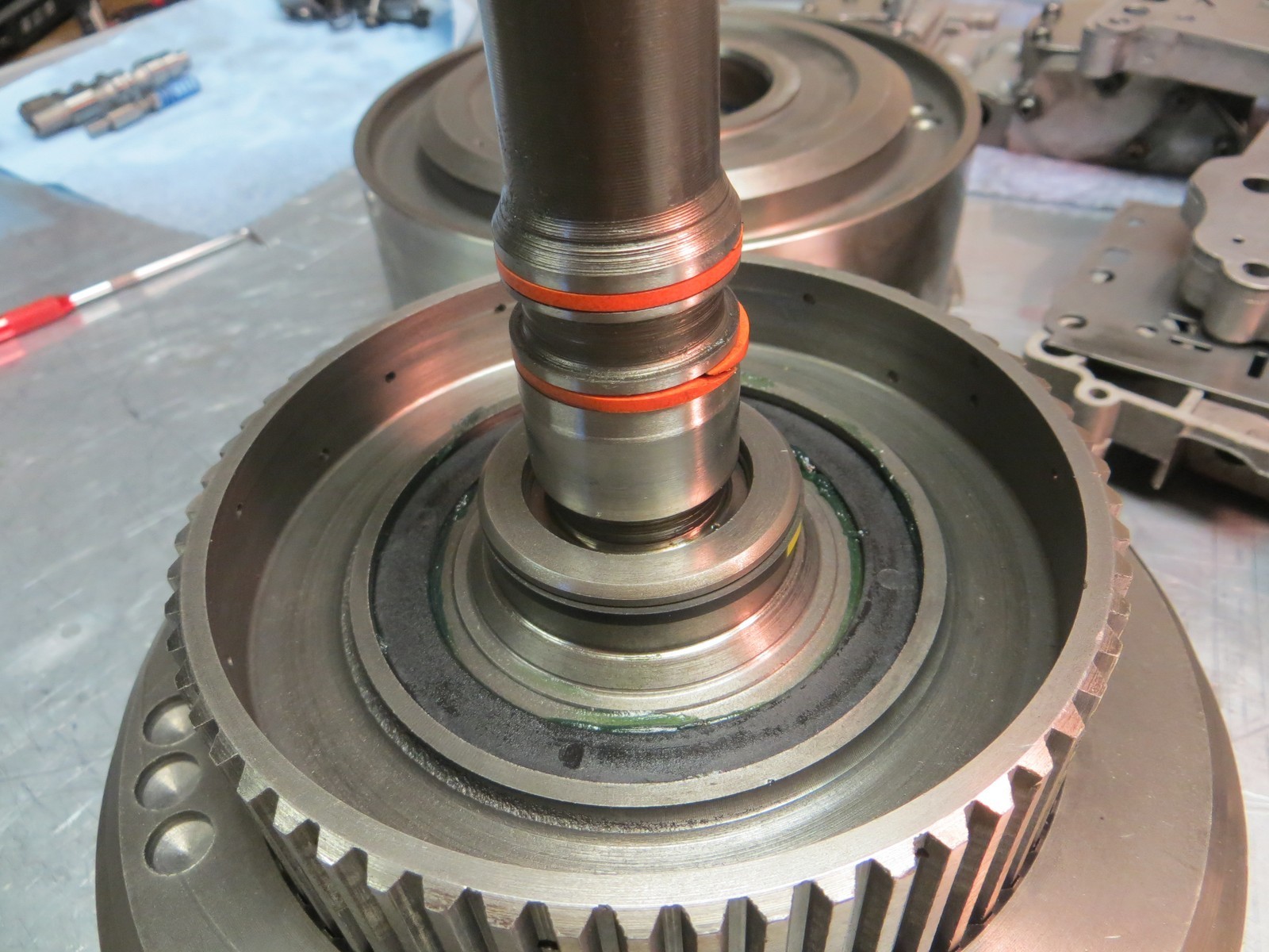 . tf8 46re 47re torqueflight input shaft sealing ring PTFE x 2 Orange Scarf Cut