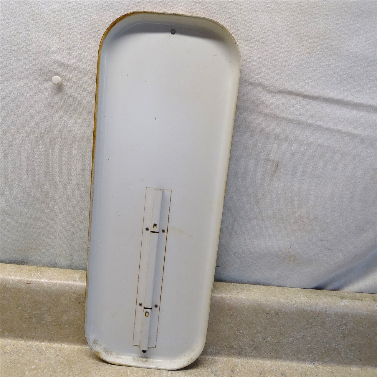 Vintage Quiky Lemon Thermometer Soda Pop, Original Metal, 16" Tombstone