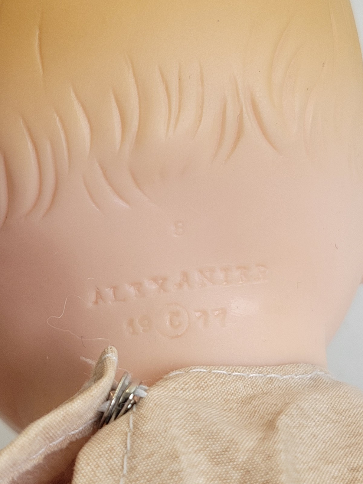 Vtg Madame Alexander Huggable Huggums Baby Doll 70s 75th Anniv Sleepy Eyes