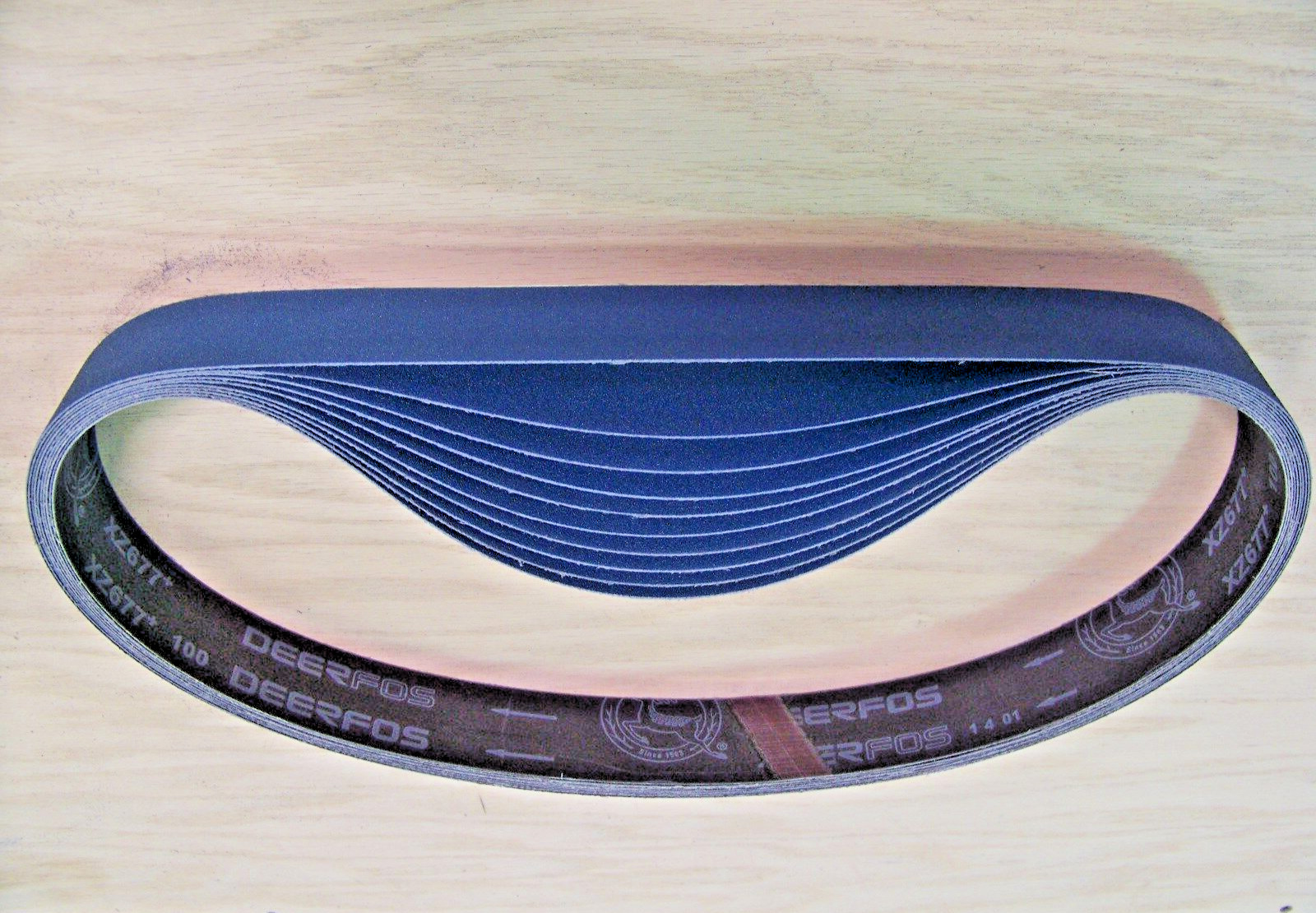 PREMIUM  ZIRCONIA,  X-WEIGHT  SANDING  BELTS  1" X 42",  10 - PACK,  100-GRIT