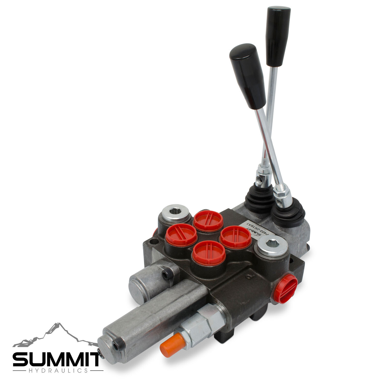 Monoblock Hydraulic Directional Control Valve, 2 Spool w/ Single Float Detent