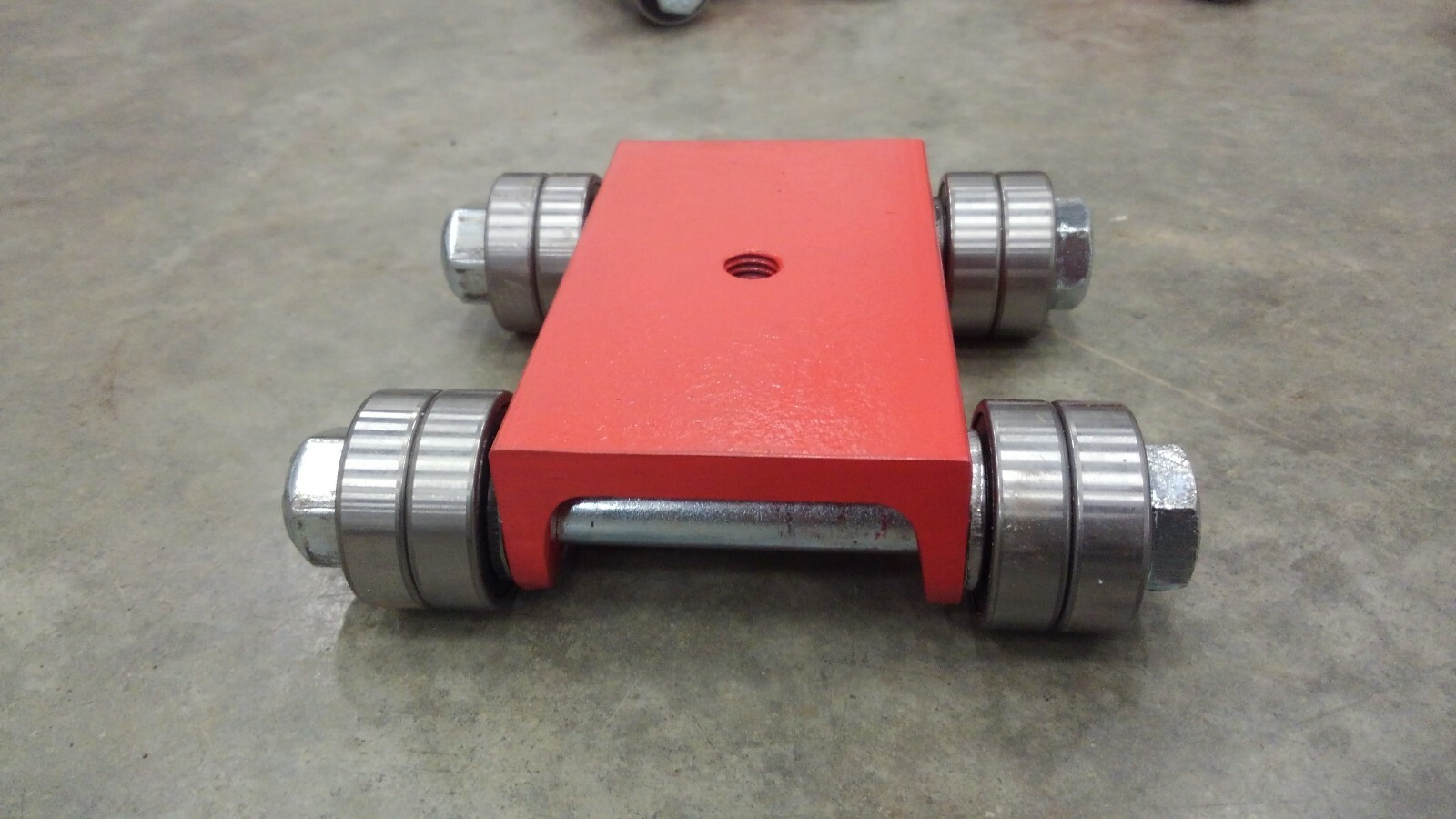 MADE IN USA Machine Skates Set (4) 18,000lbs Bridgeport machine mover 1.7" tall