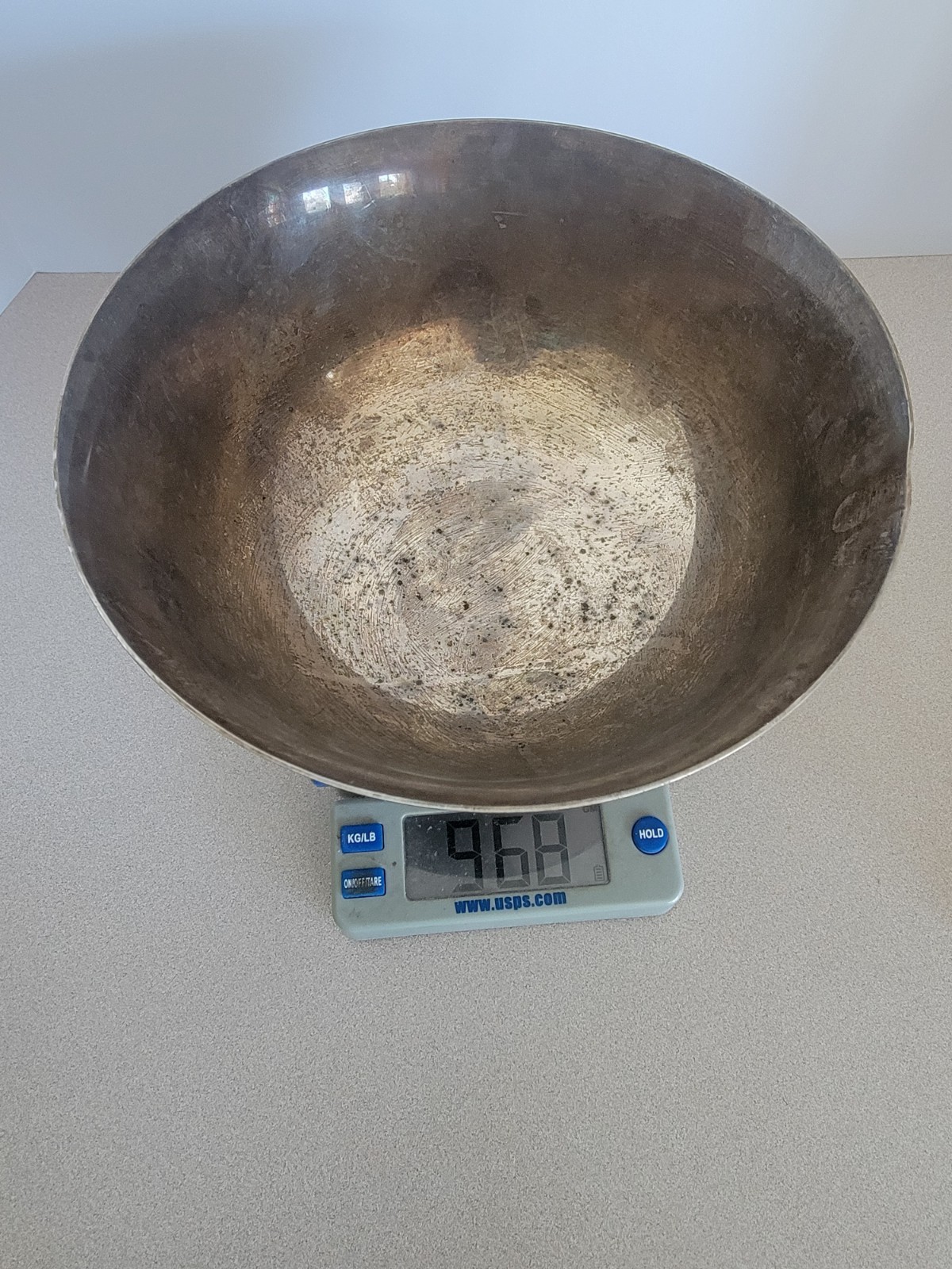 Lunt Sterling Silver 10" Bowl 968g Paul Revere Reproduction 10-R Scrap Or Repair