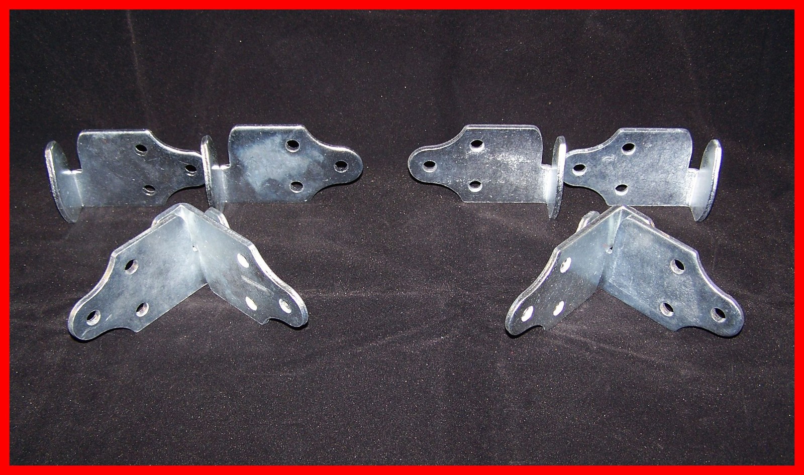 Trailer Wood Sides Latch Rack Stake Body Gates Corner Brackets 2 set 8 pc PK-SB