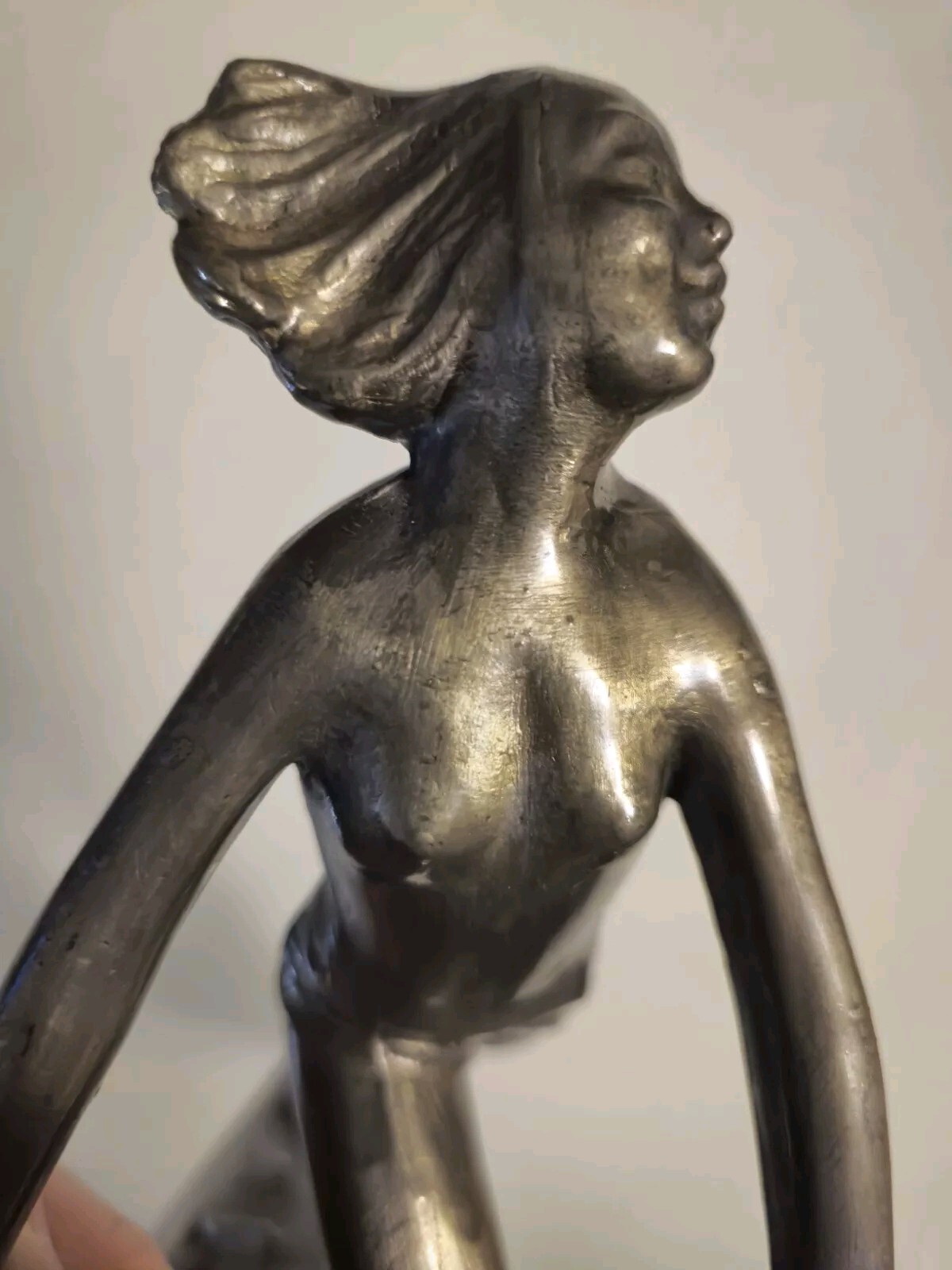 Art Deco Style Statue Sculpture Art Nouveau Style Bronze