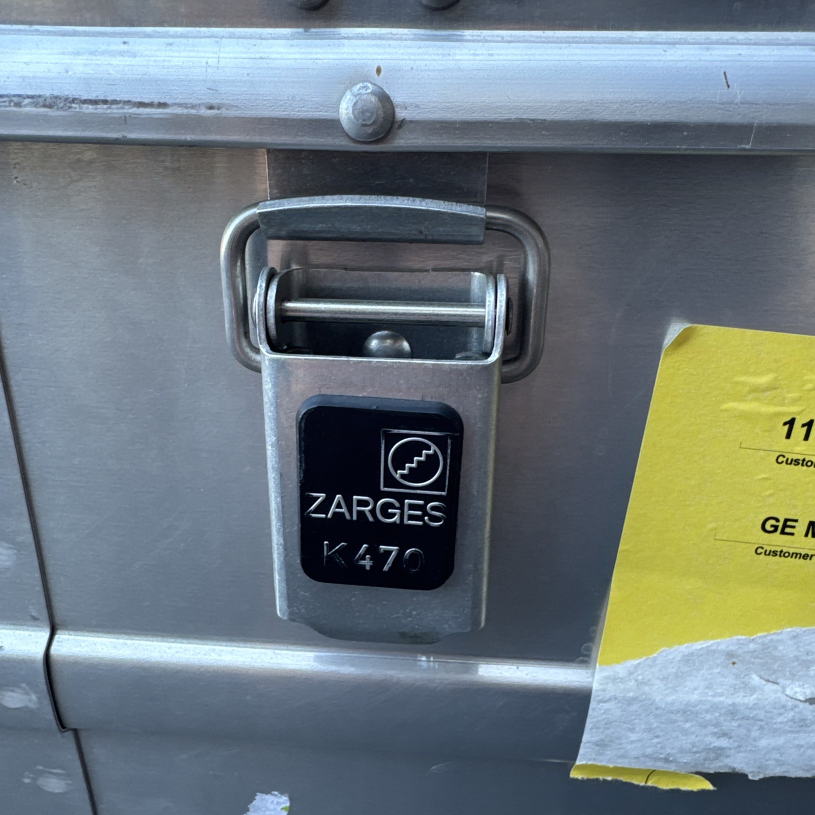 Zarges K470 Kiste Box Alukiste Alubox Transportkiste Lagerbox With Caster Wheels