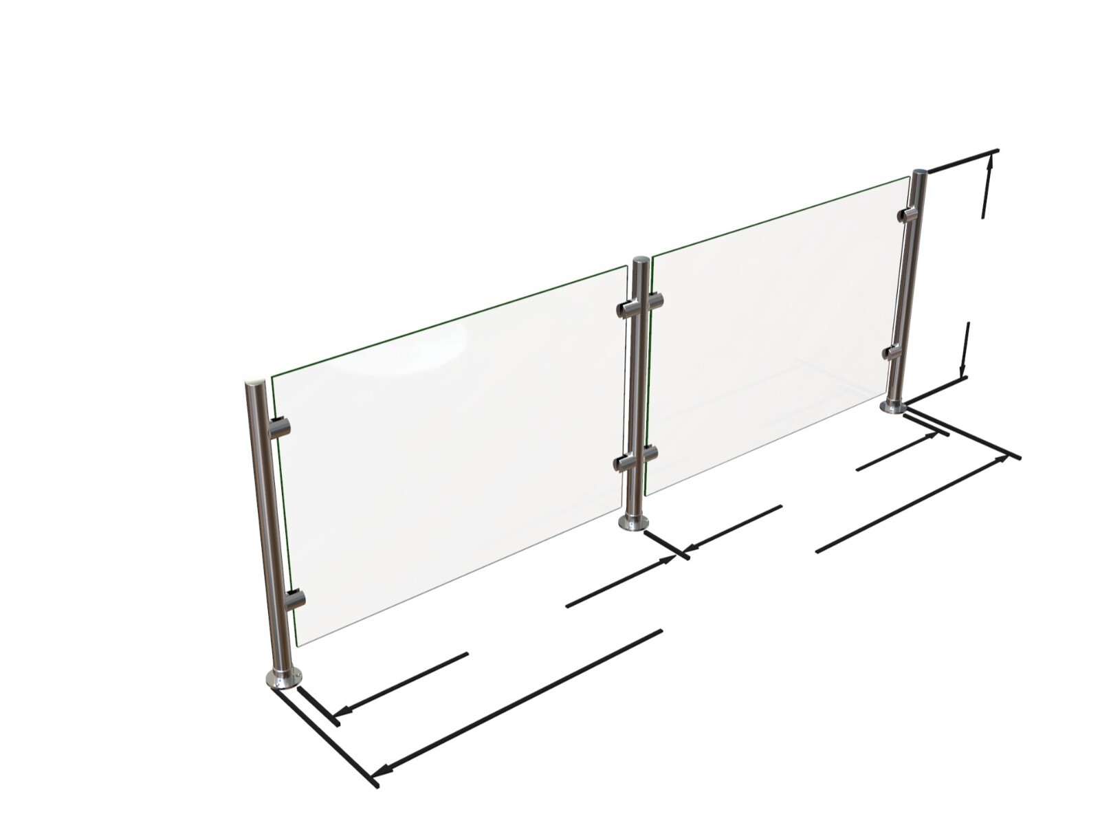 ADM Sneeae Guard Black Finish 12"H