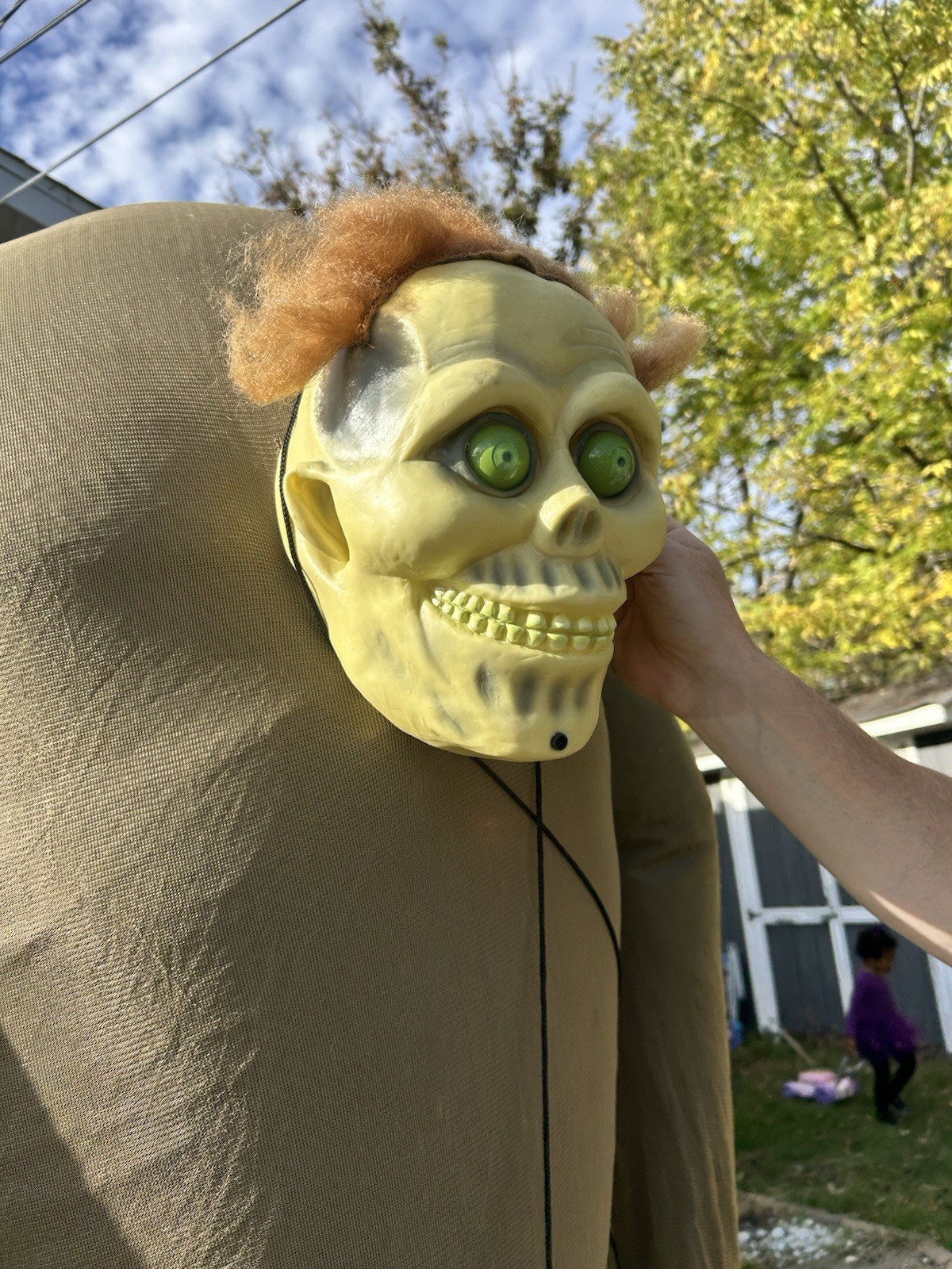 Vintage 2005 Gemmy Airblown Inflatable Ogre 8 Foot Monster Works!