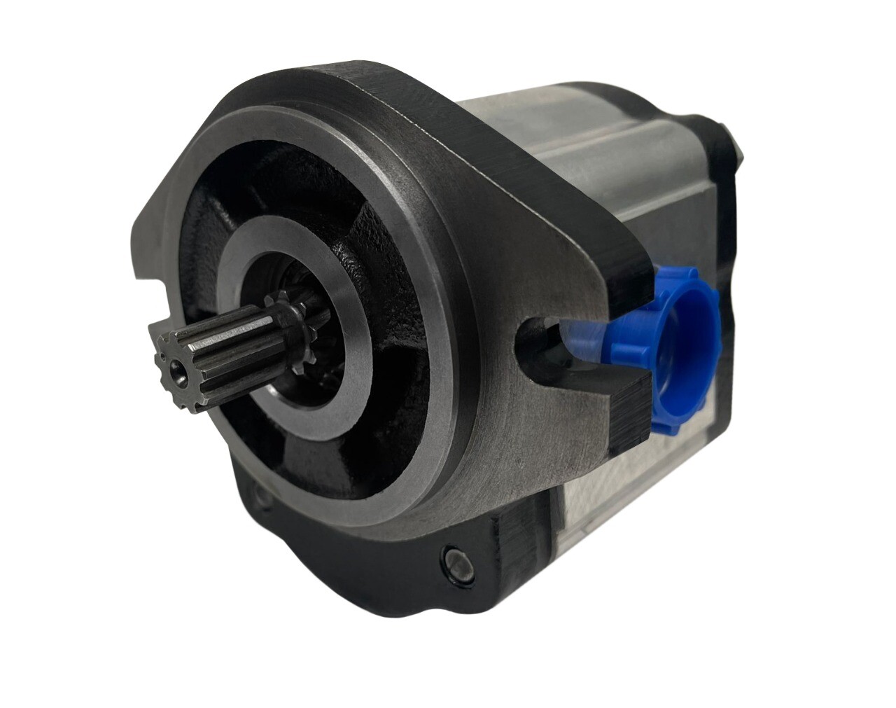 Hydraulic Gear Pump 3-15 GPM 9 Tooth Spline Shaft SAE A-2 Bolts CCW Cast Iron