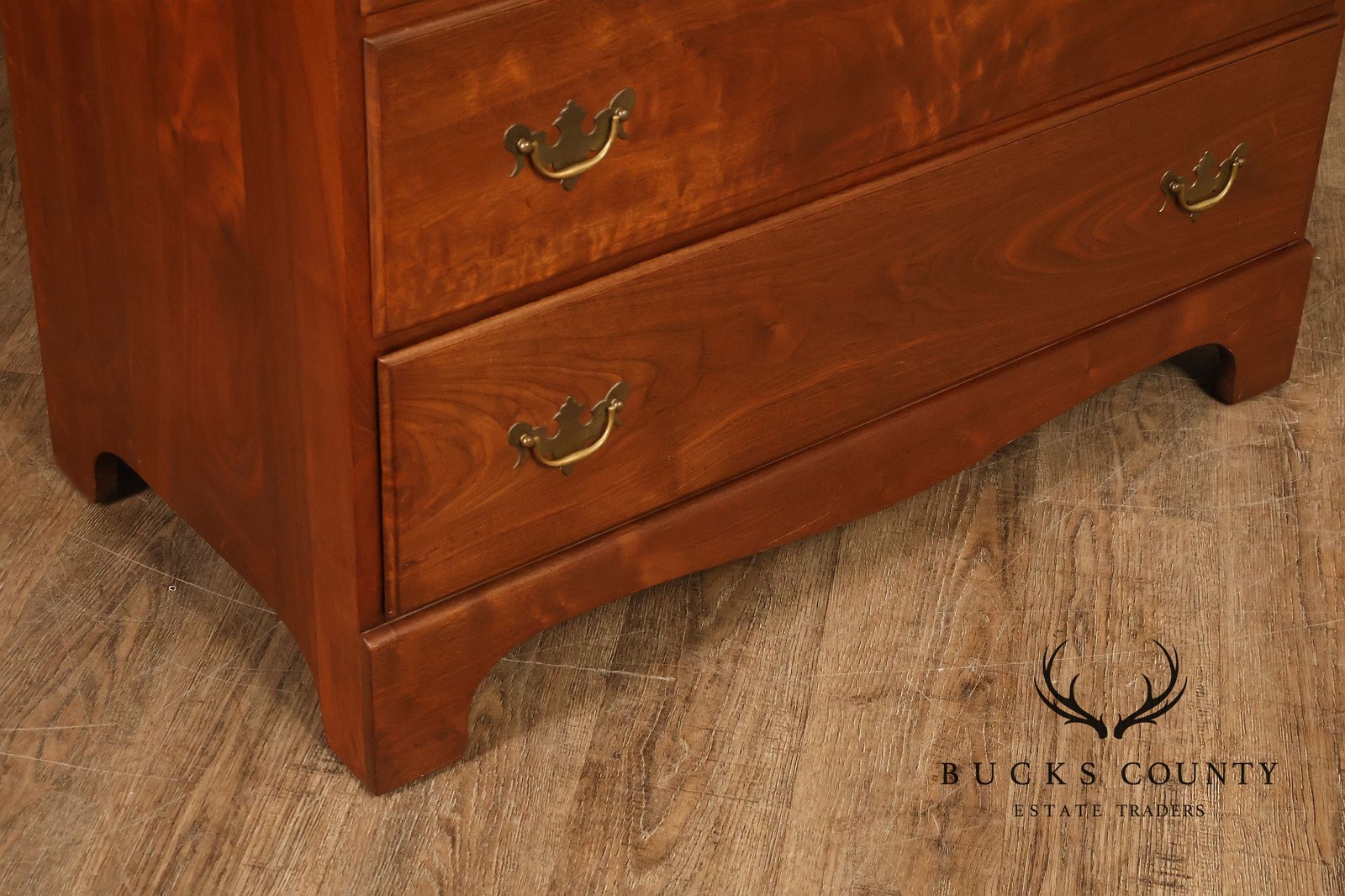 E.A. Clore Custom Walnut High Chest