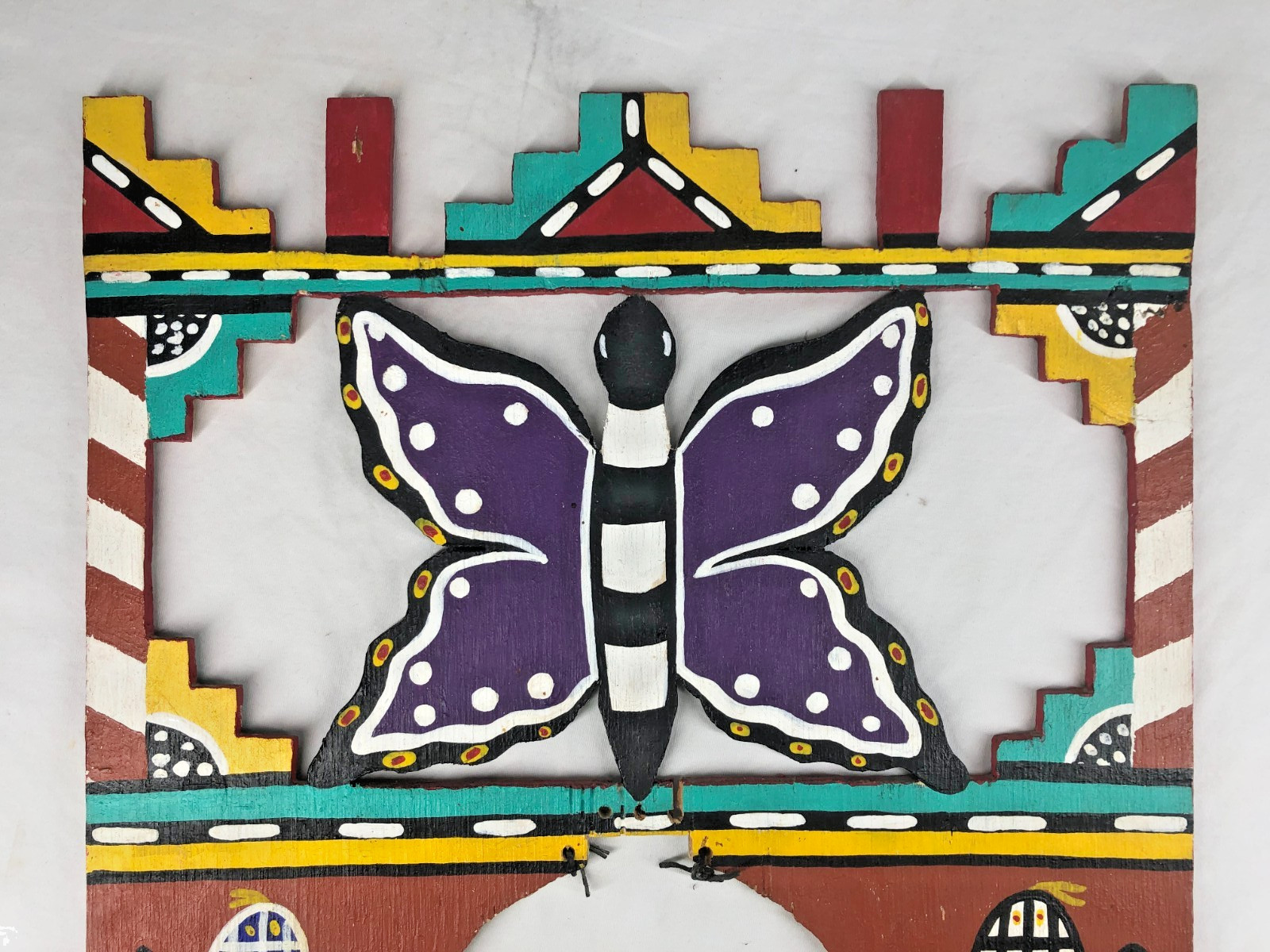 GREAT OLDER ORIGINAL HOPI MADE TABLITA 16" TALL X 14" ACROSS