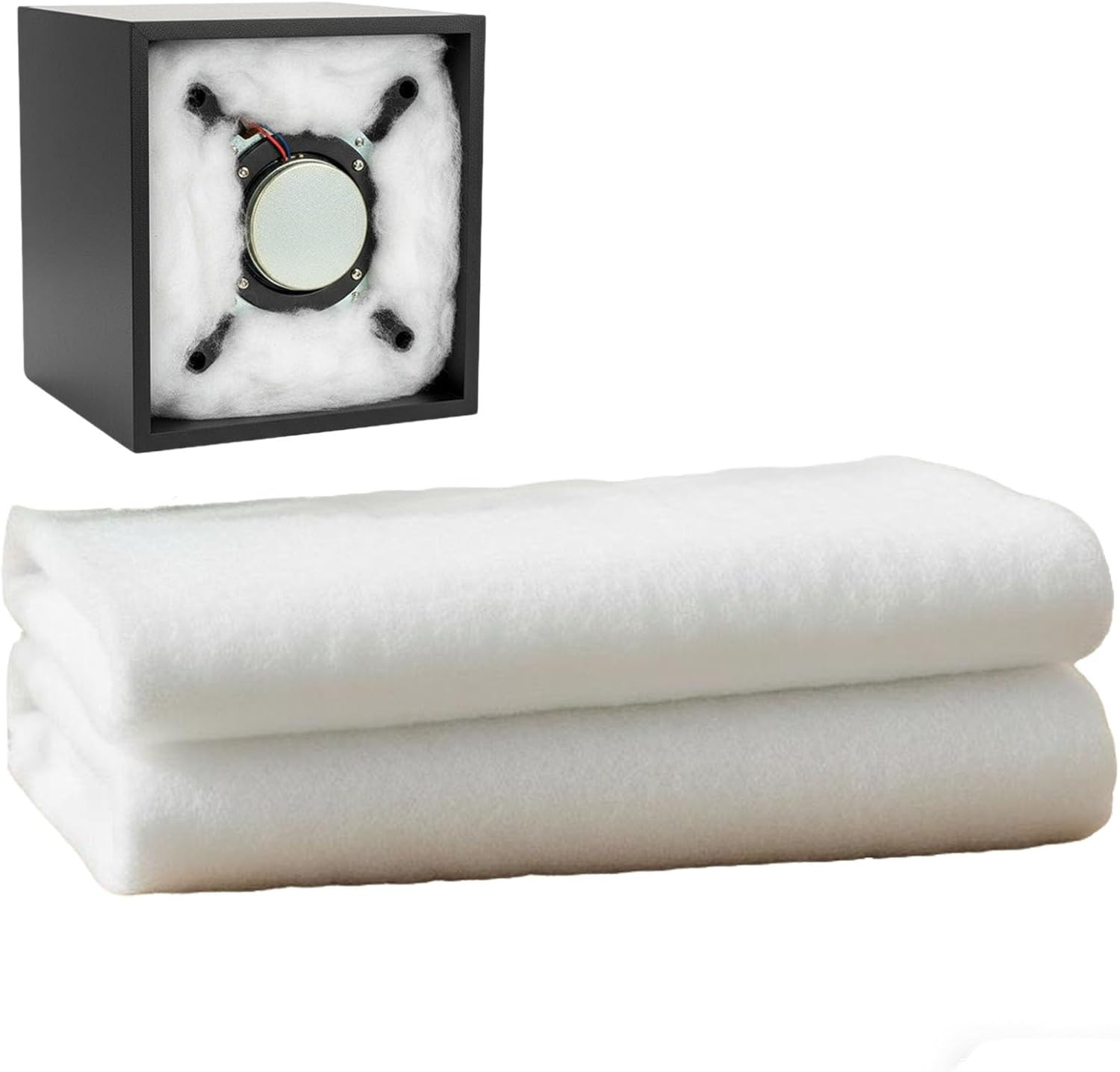 Speaker Insulation Polyester Fiber 110X100Cm Polyfill Subwoofer Stuffing Repairs