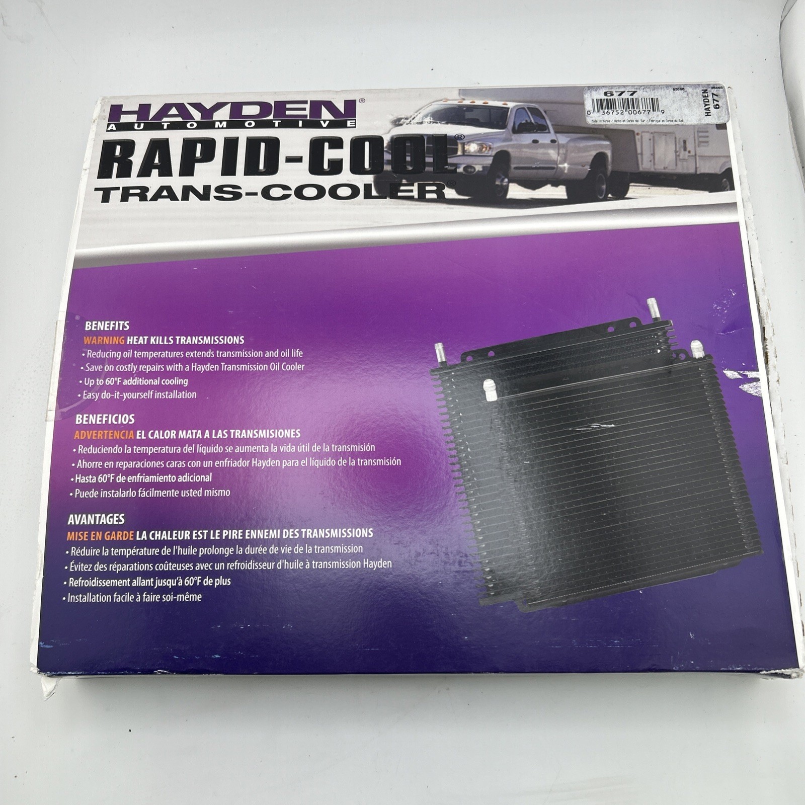 Hayden 677 Rapid-Cool TransSaver Plus Automatic Transmission Oil Cooler