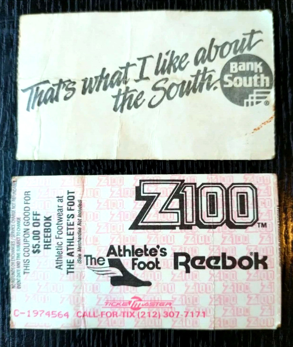 2 Grateful Dead Ticket stubs, 9/19/1990 MSG, NYC, 4/2/1990 The Omni, HOTLANTA