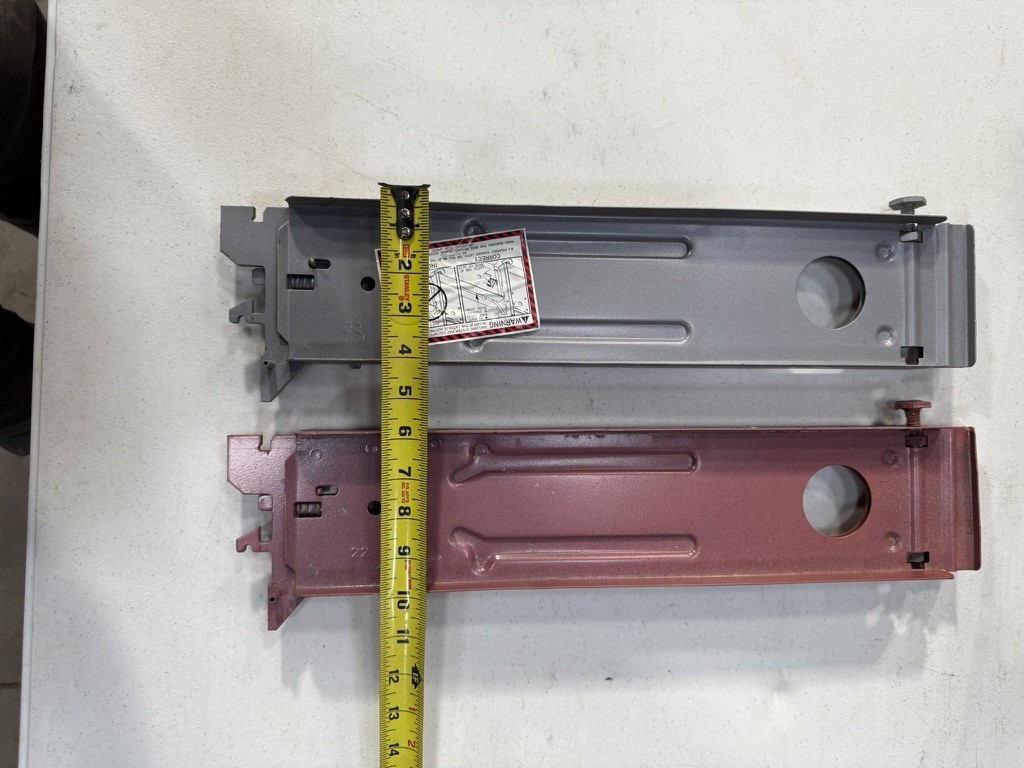 lozier gondola shelving base brackets for 22in base decks and low profile