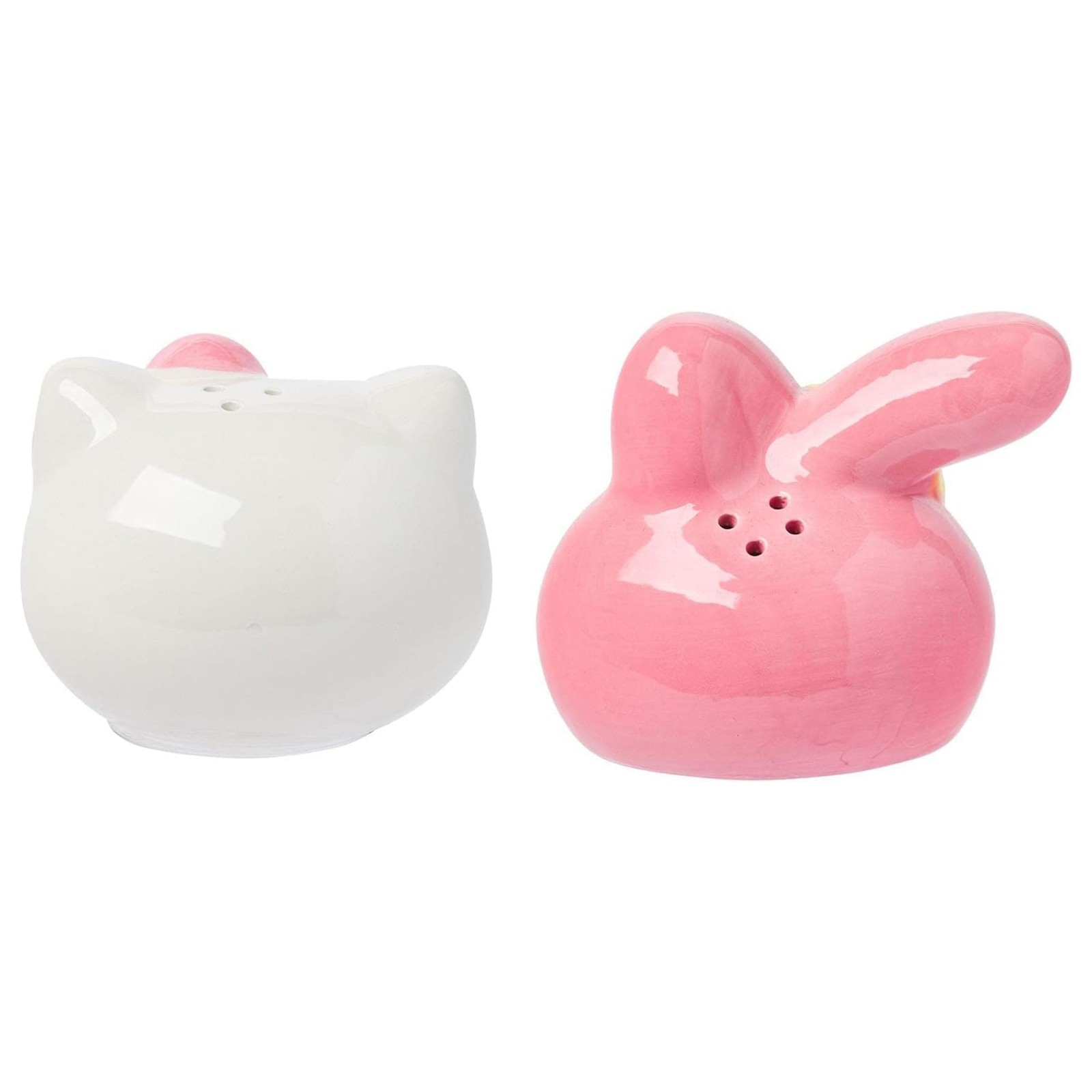 Sanrio Hello Kitty and My Melody Ceramic Salt and Pepper Shaker Set