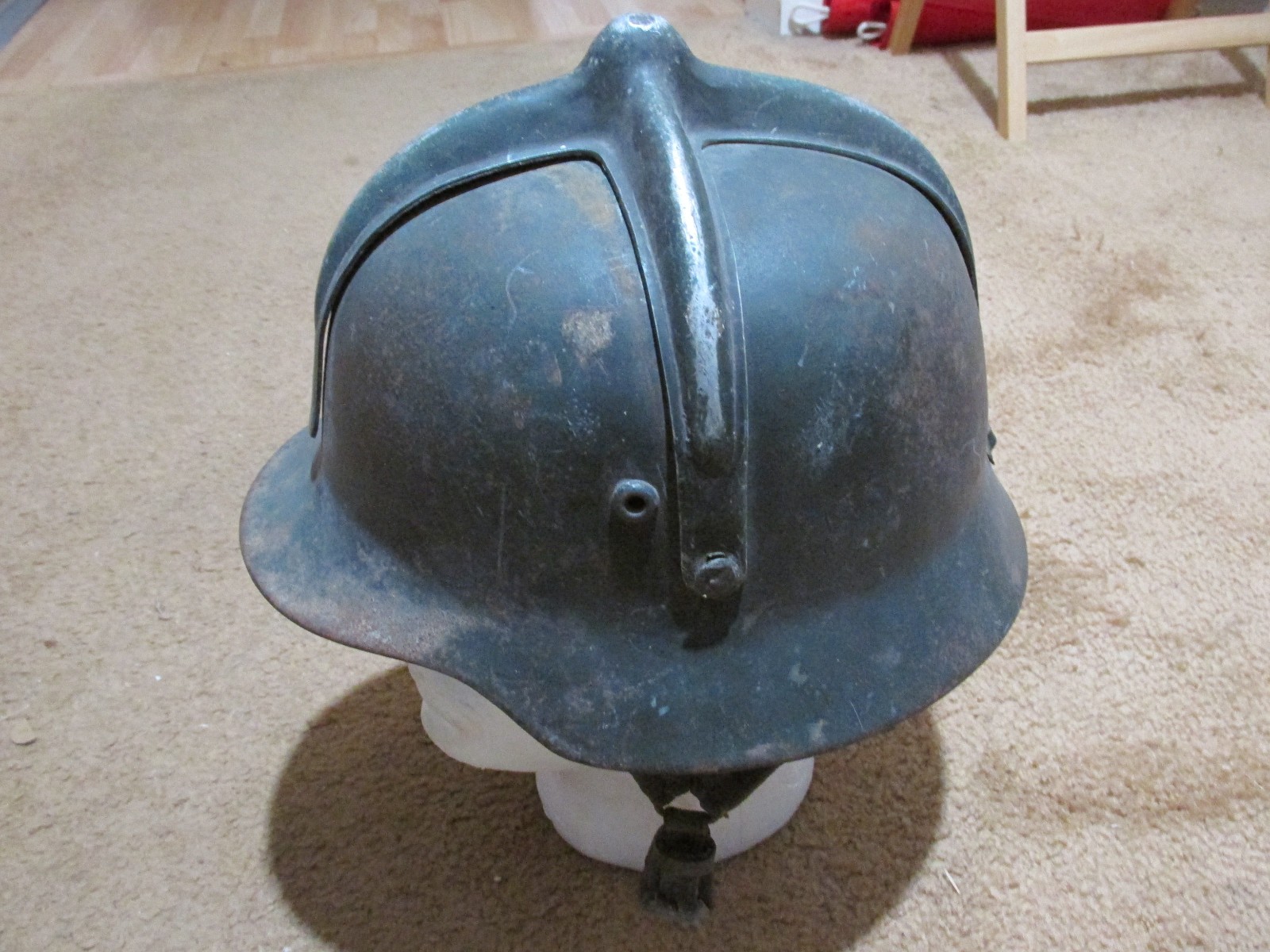 WW2 Hungarian Tuzolto military fire helmet GY 66 (Gyor)