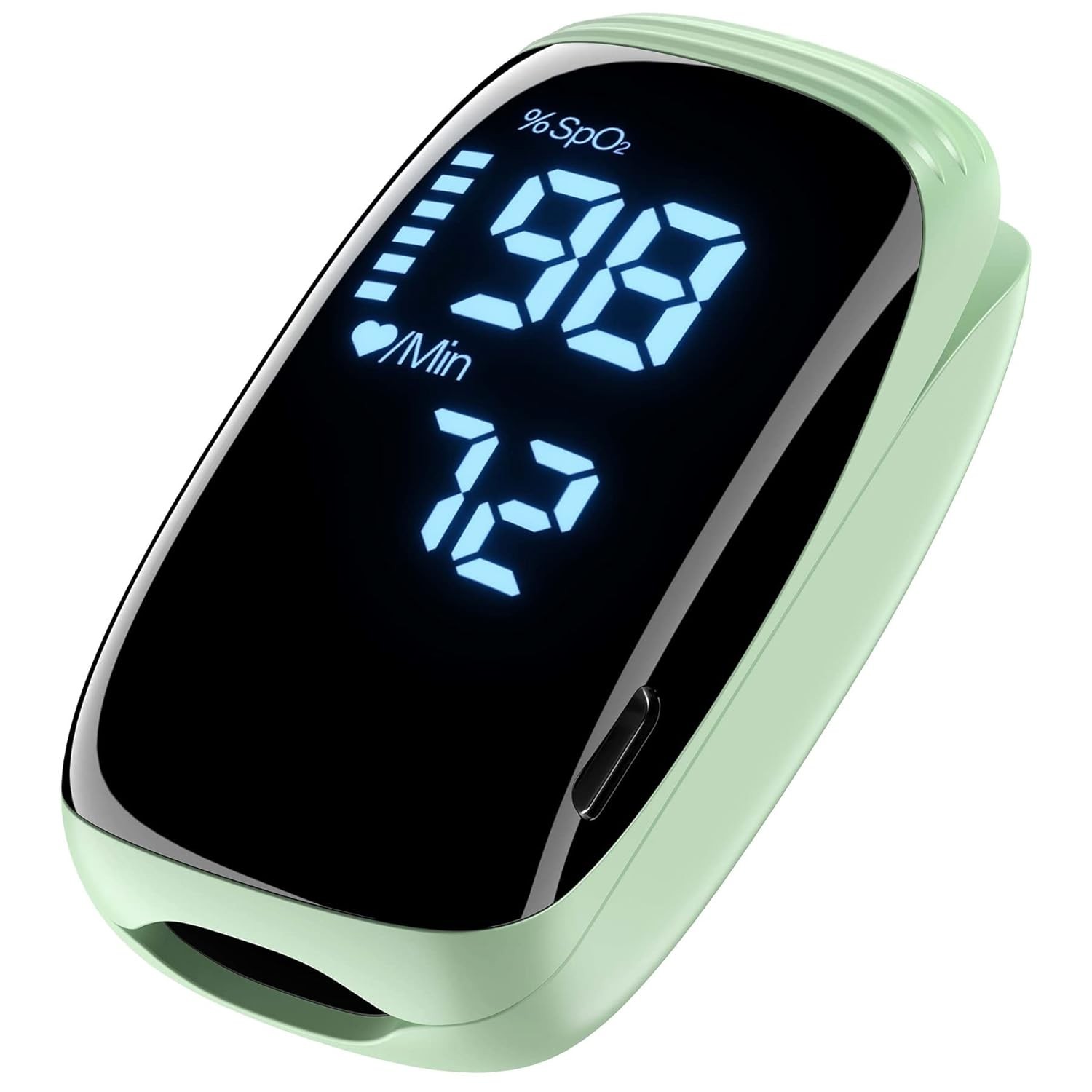 Finger Pulse Oximeter, Fingertip Blood Oxygen Saturation with Pulse Monitor Rech