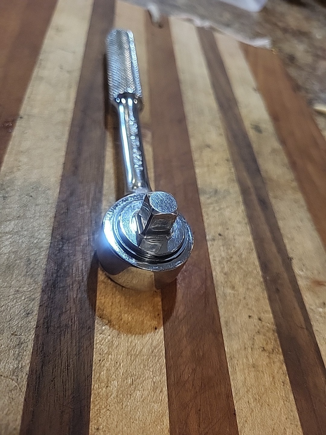 Wright 3426 Ratchet 3/8" Dr. Knurled Ratchet. USA 🇺🇸 EUC 🔥