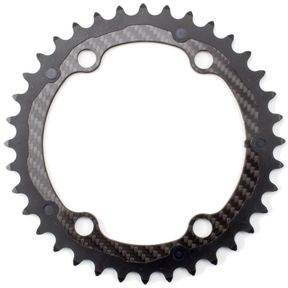 Carbon-Ti X-CarboRing X-AXS 2x 107 BCD Chainrings