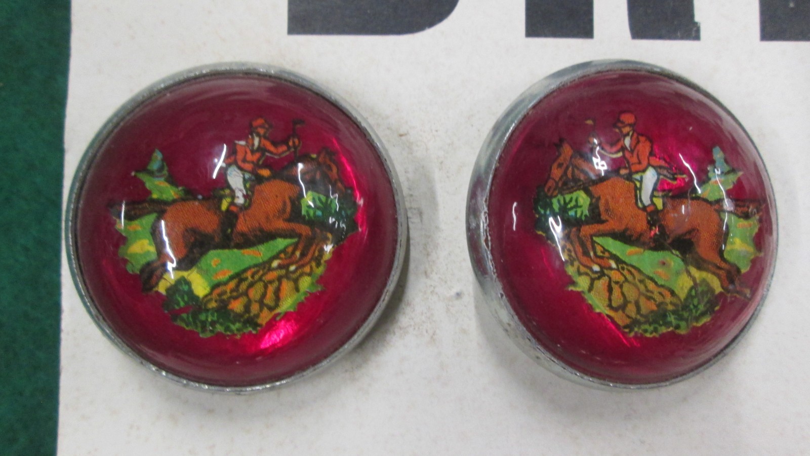 6 Sets H.A. Chapman Bridel Rossettes On Display Card Estate Find