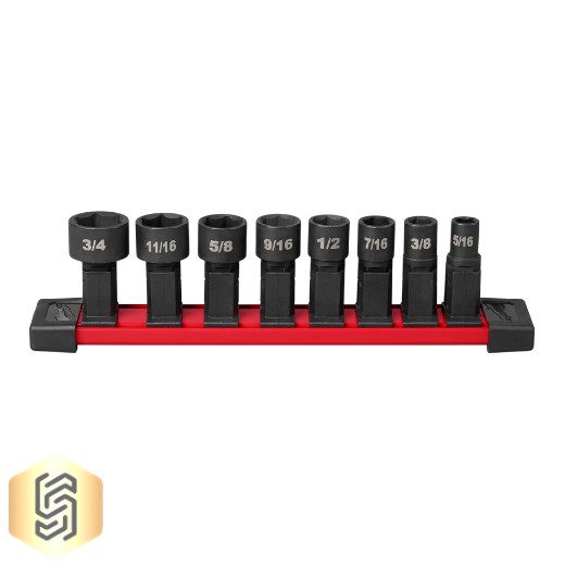 Milwaukee 49-16-1640 INSIDER Box Ratchet Socket SAE Set - 8 PC